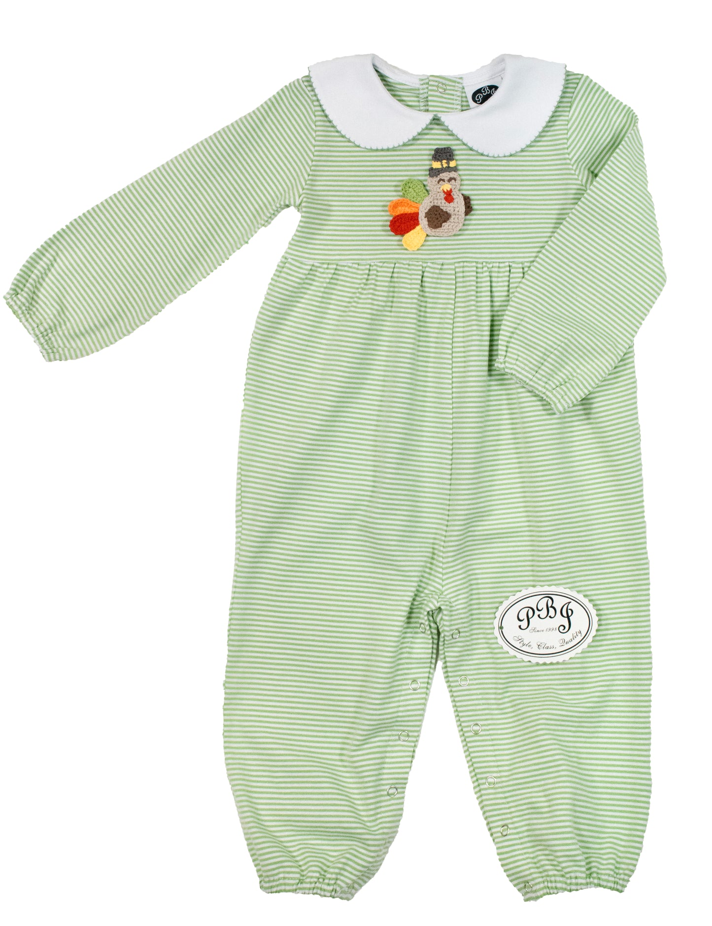 Sage stripes long bubble PREORDER
