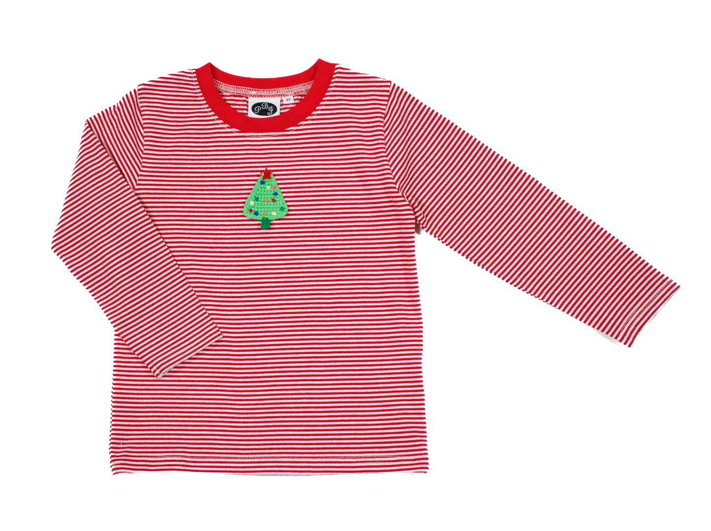 Red stripes crewneck