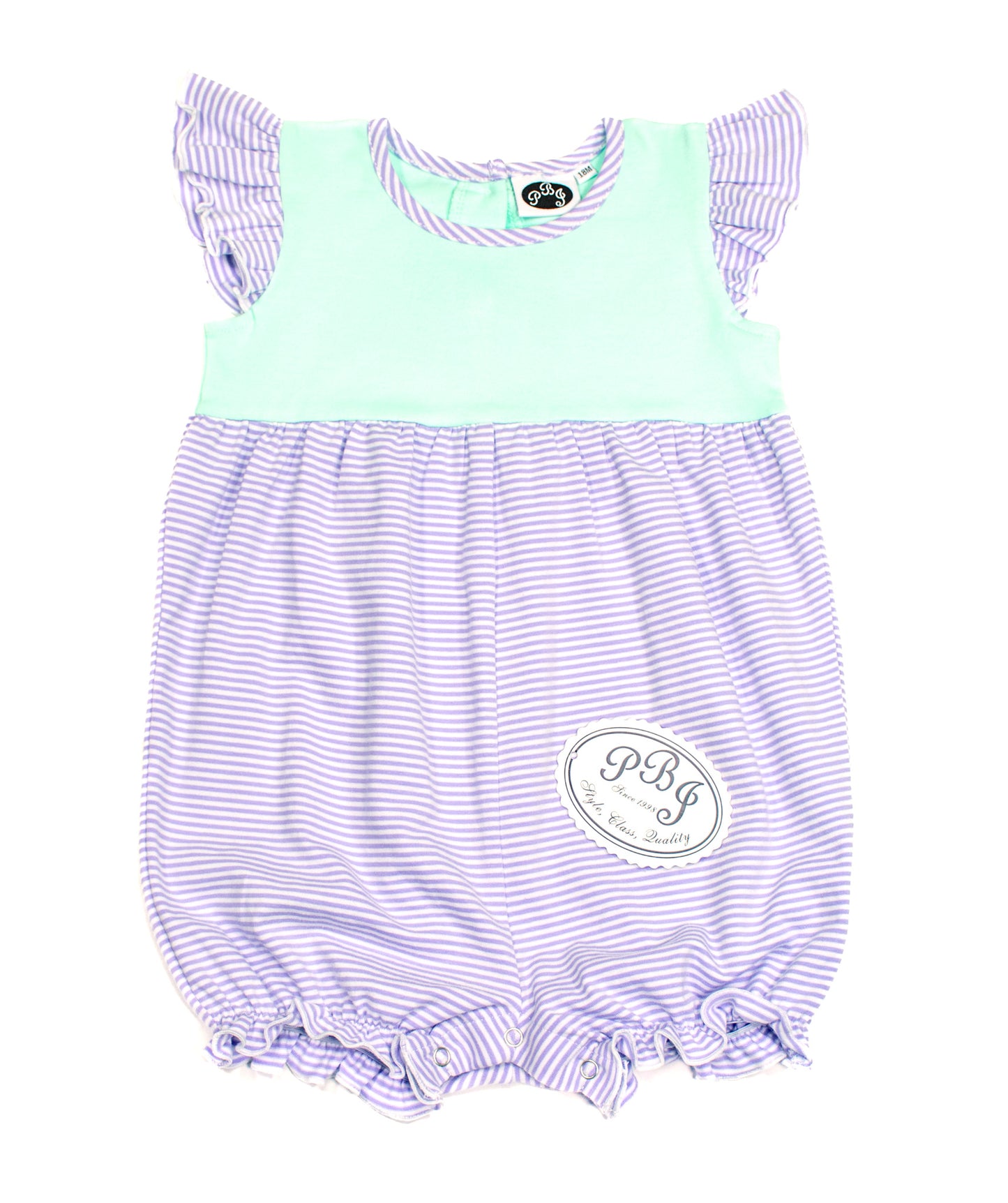 Lilac Stripe/ Mint Jenny Bubble