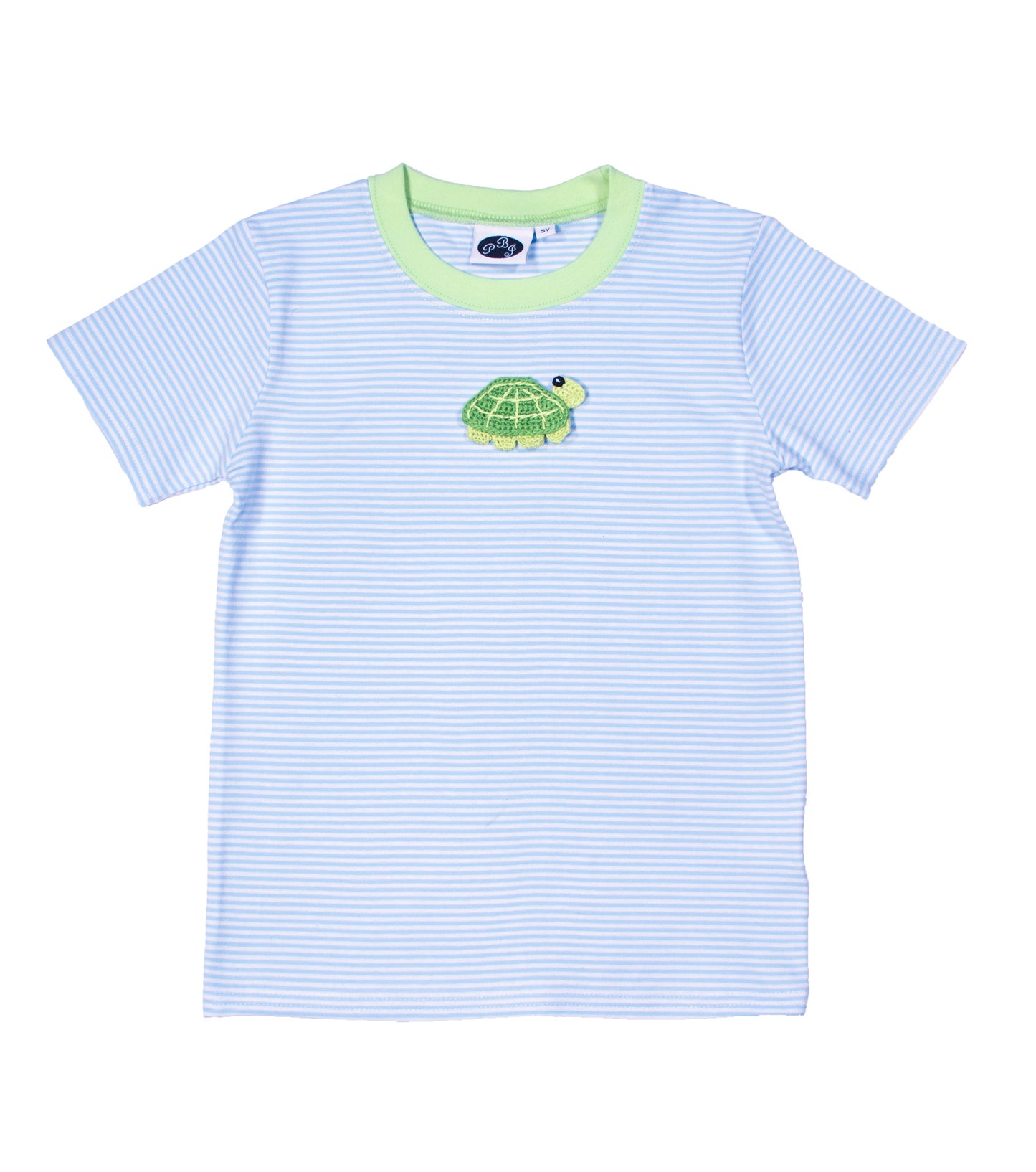 Blue Stripes w/sorbet SS Crewneck
