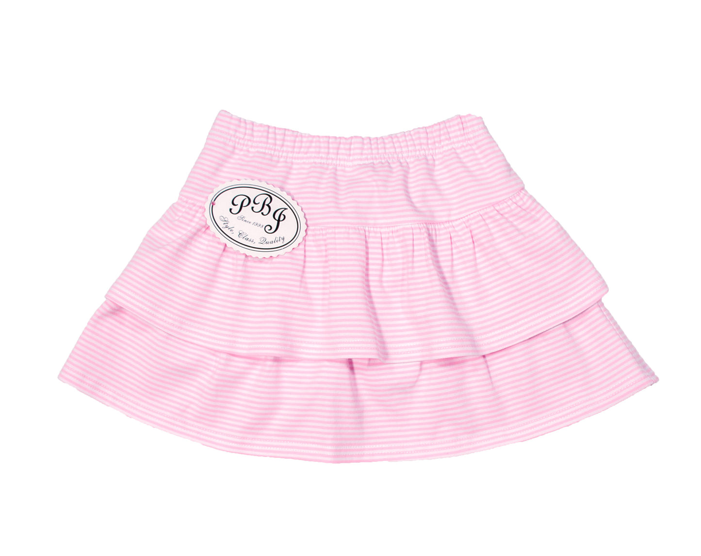 Pink Stripe Skort