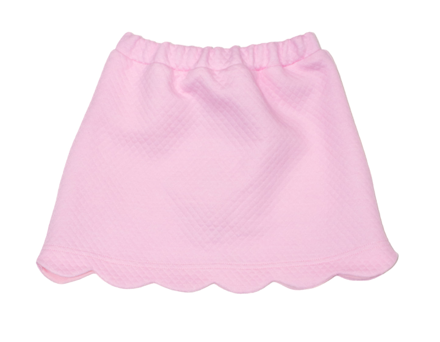 Quilted scalloped Skort
