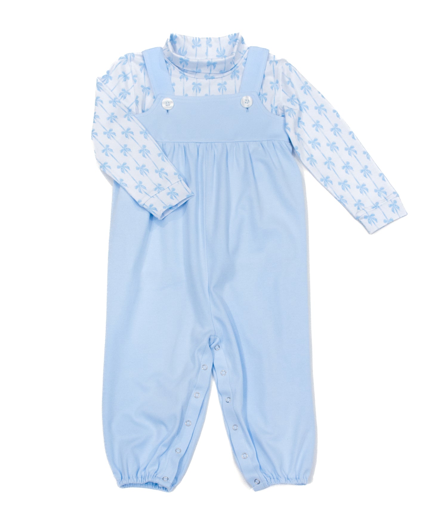 Blue Bow turtleneck