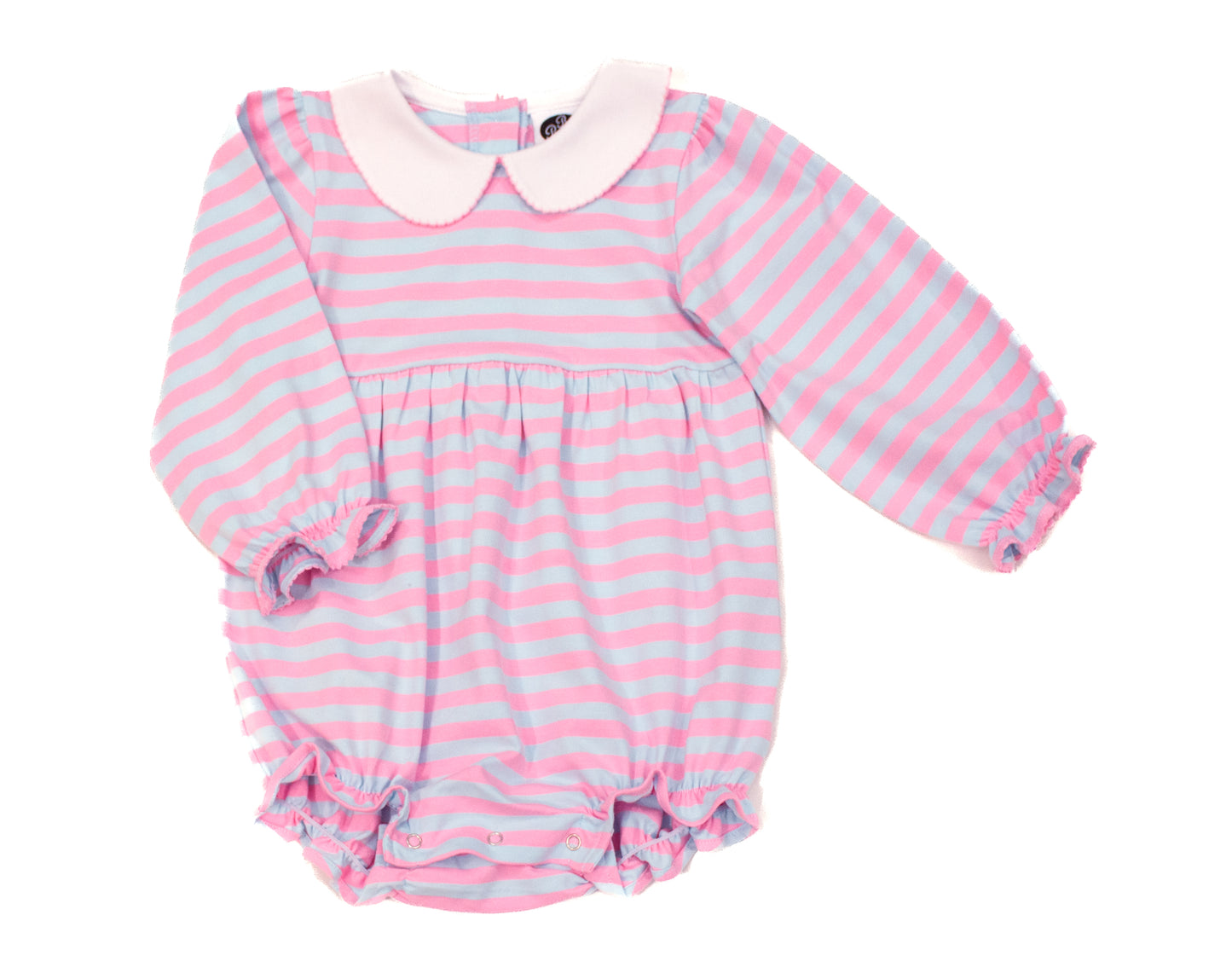 Clara LS short bubble Cotton candy stripes
