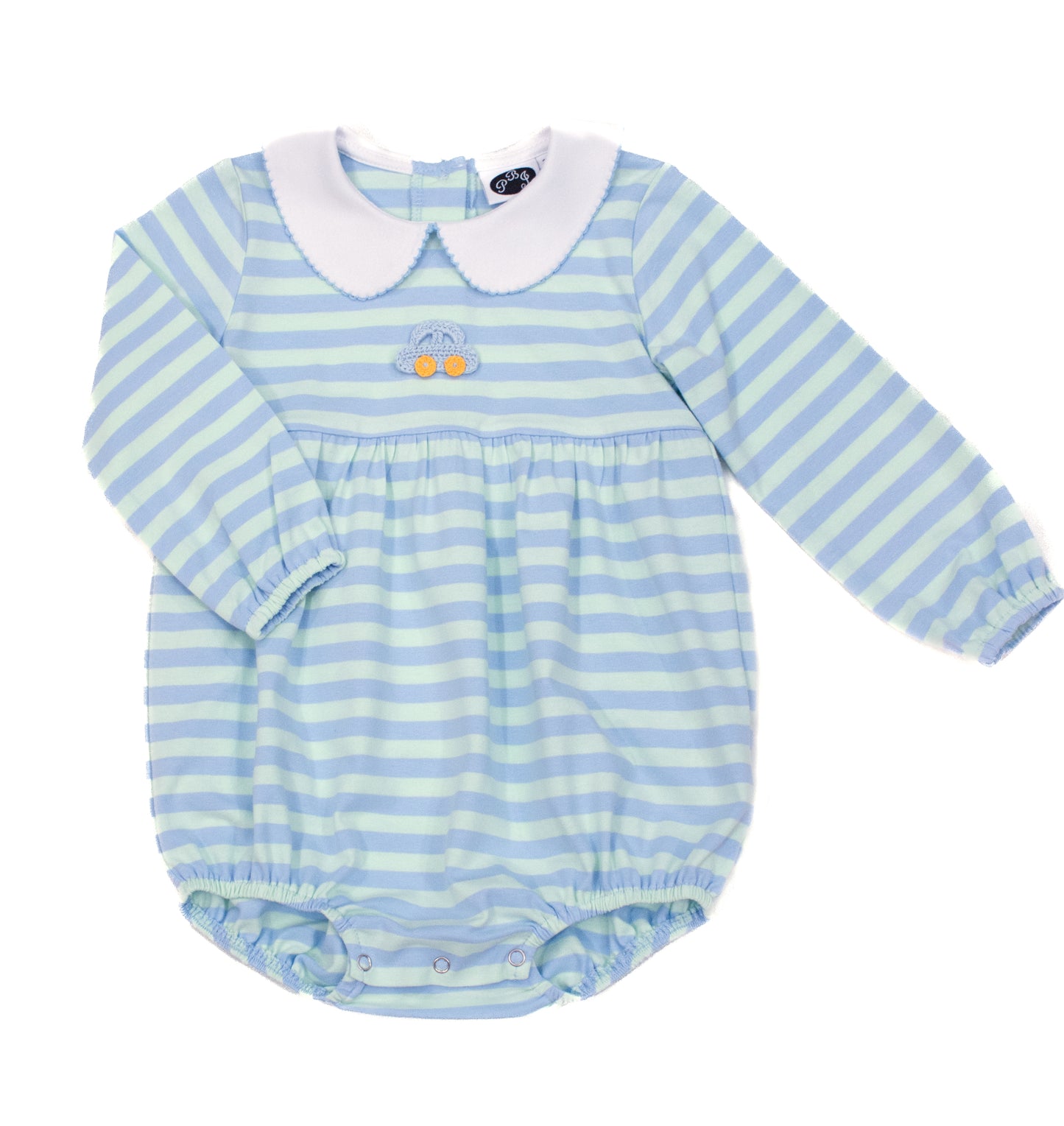 Charlie LS short bubble Seaside stripes