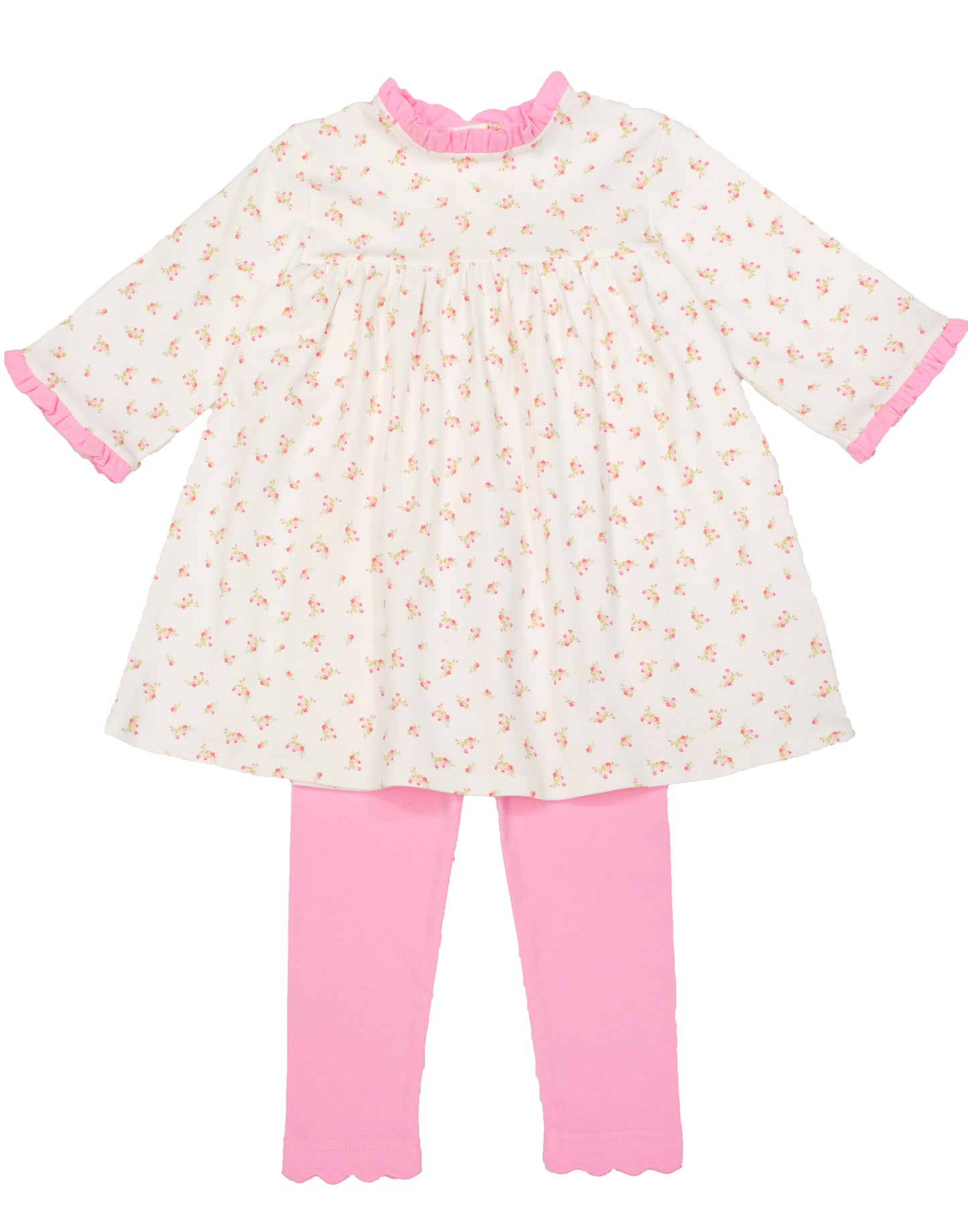 Pink floral Lottie tunic