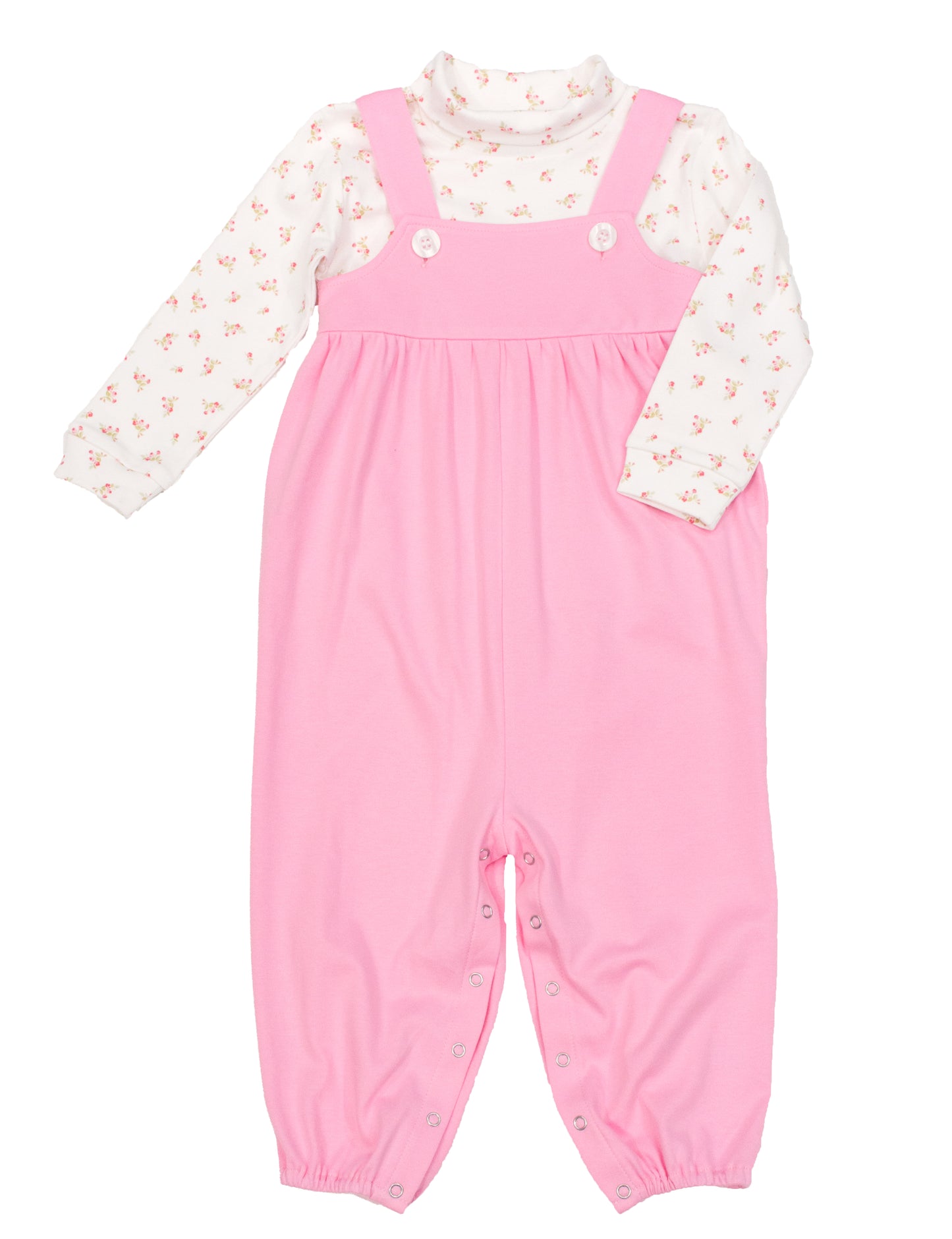 Pink floral Turtleneck