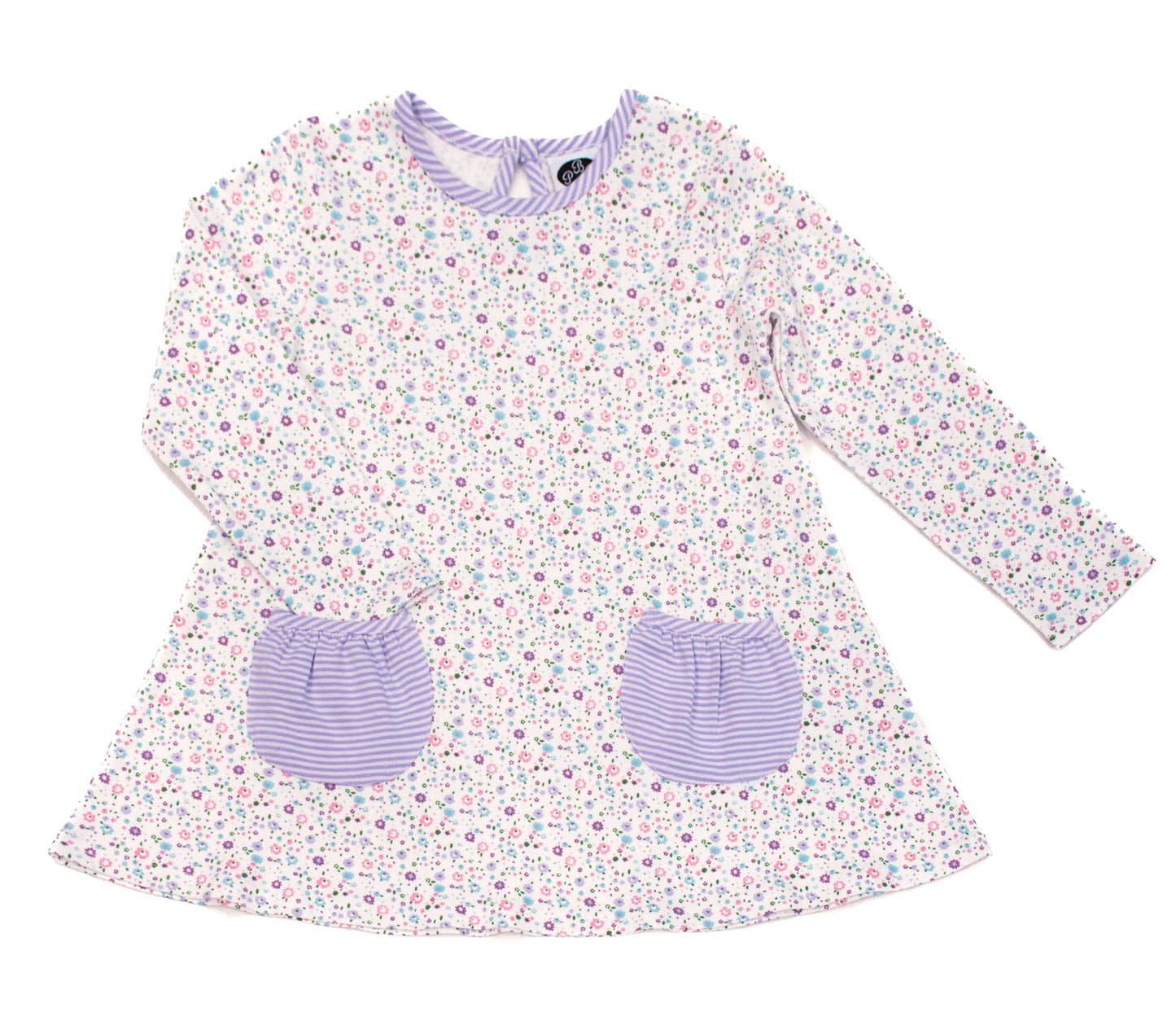 Lilac floral swing tunic