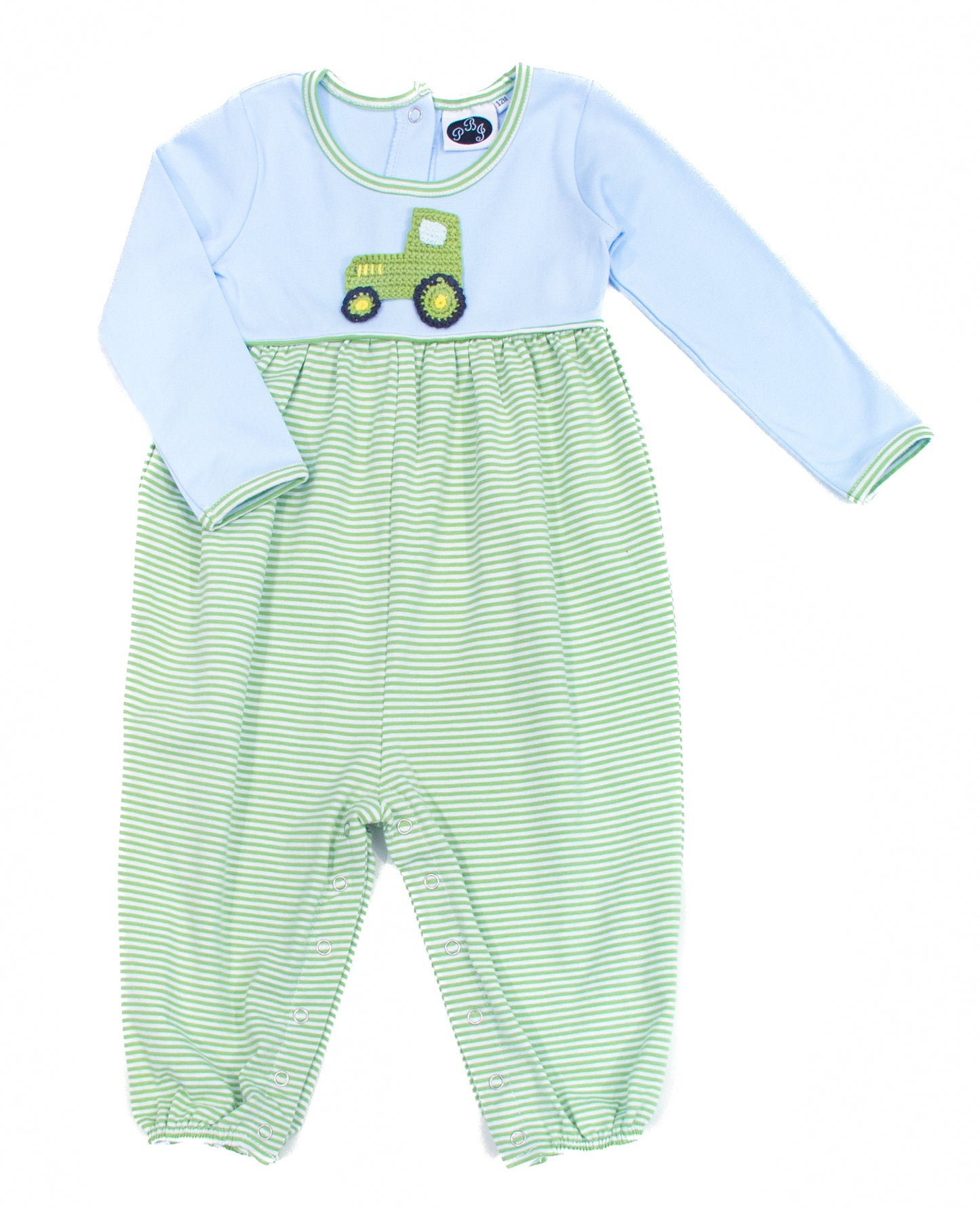Noah bubble Blue/ Sage stripes