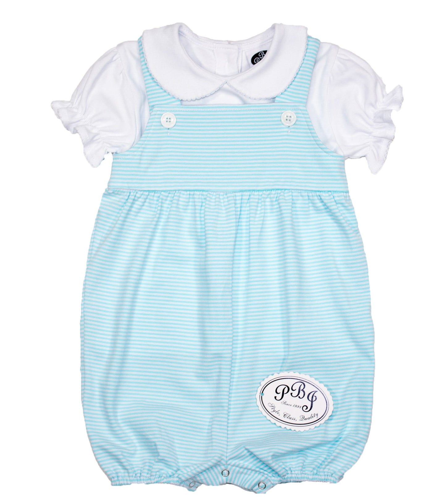 Girl Collared blouse w/ Color picot
