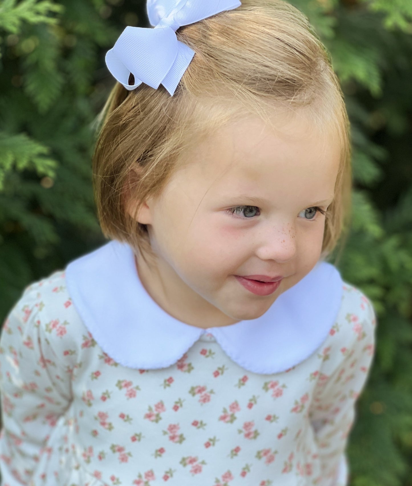 Fall Floral Apron Dress