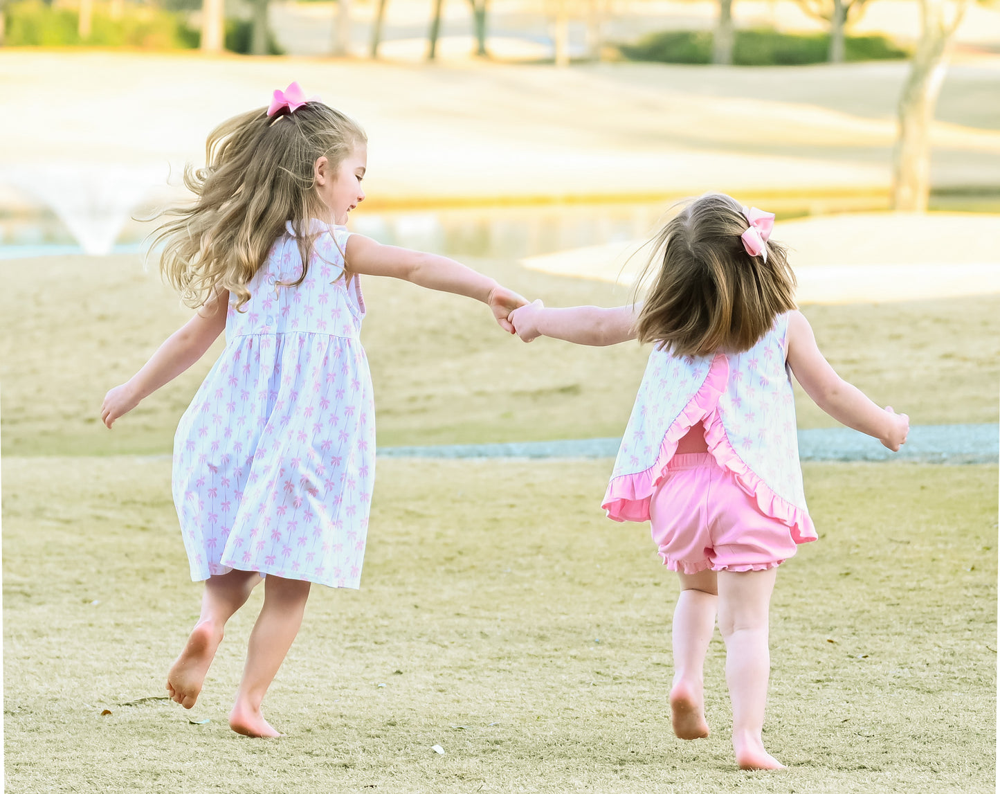 Pink Bow Haley Swing Top
