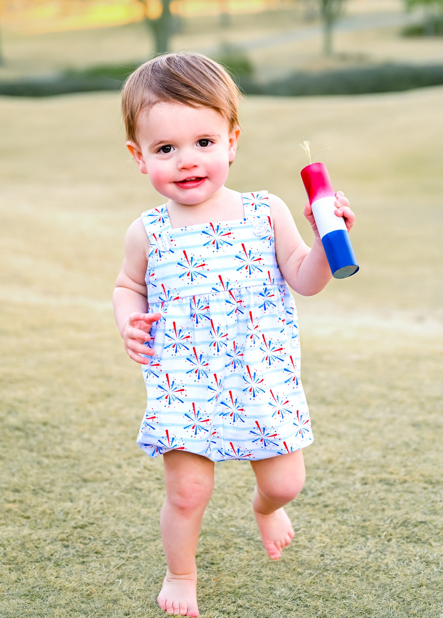 Fireworks Unisex Romper