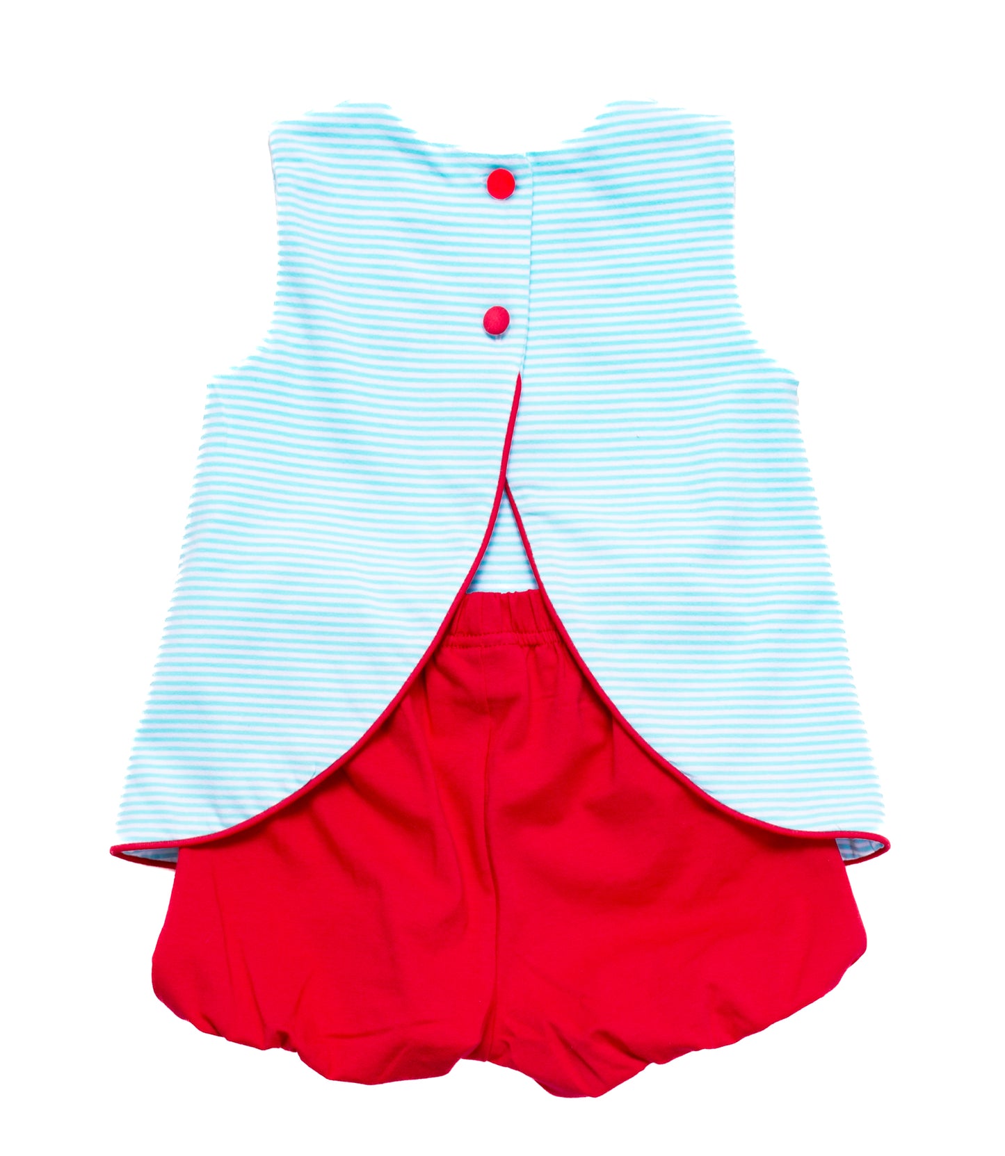 Mint Stripe Rhodes Top w/ Ribbon