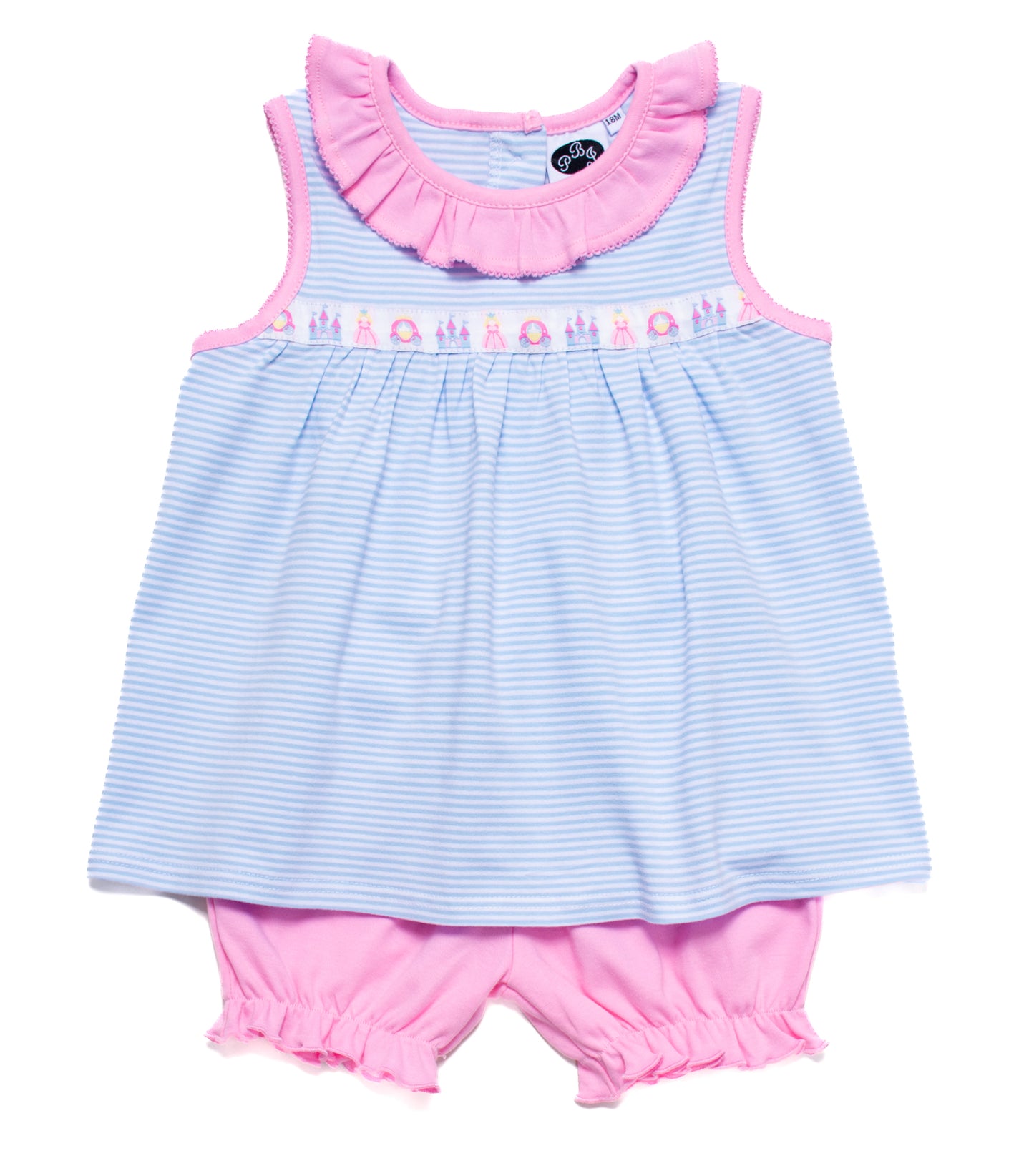 Princess ribbon sleeveless Lilly top