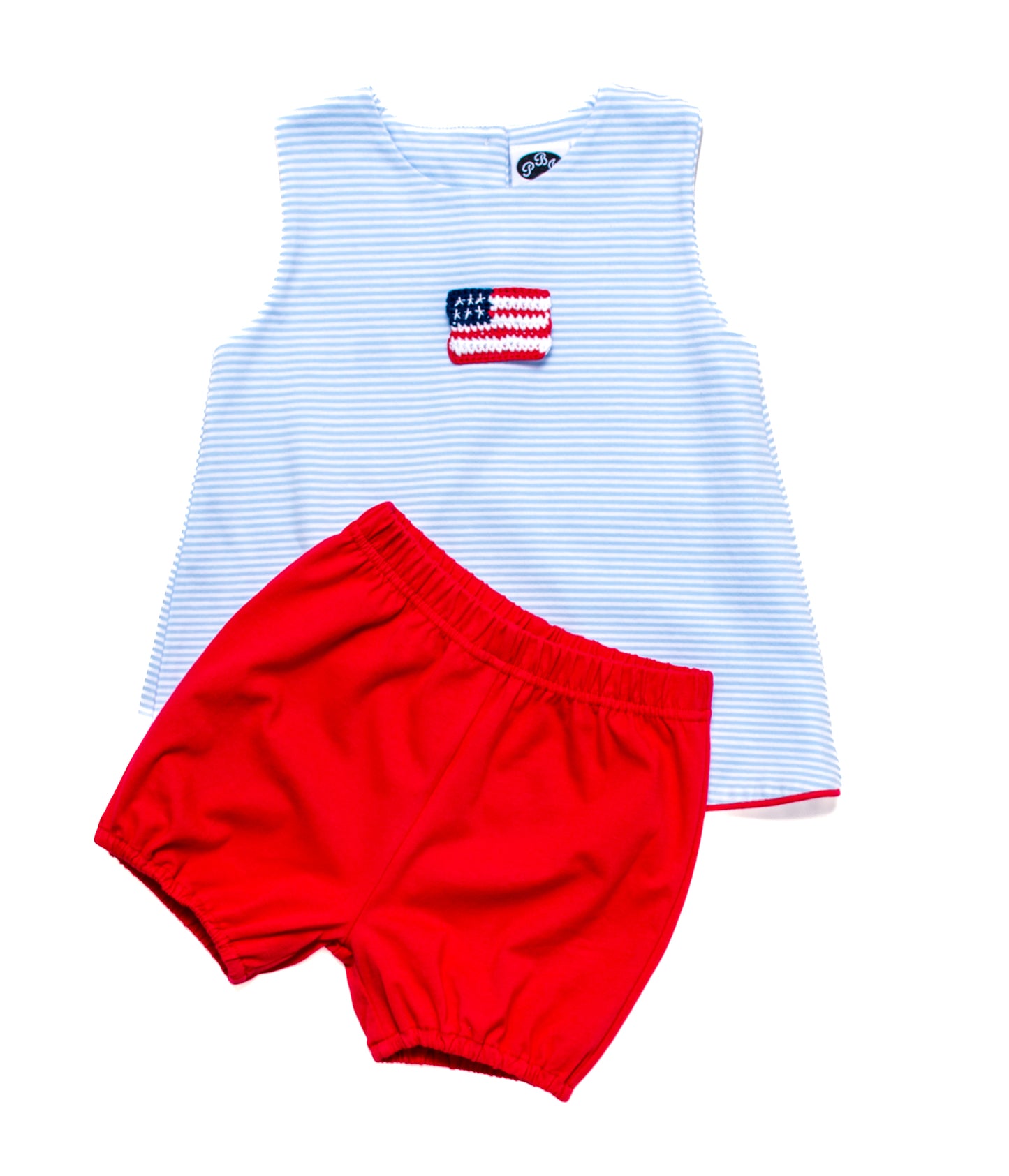Blue Stripes Rhodes Top