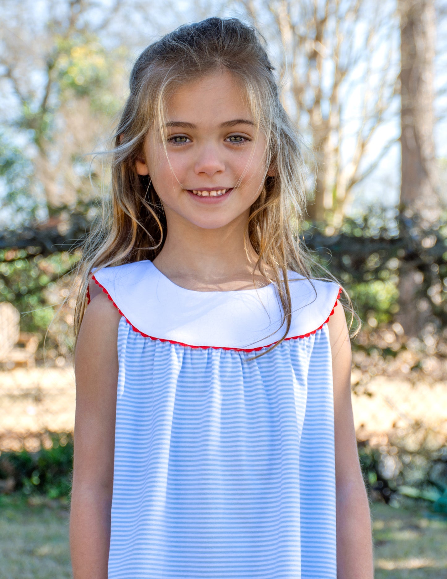 Blue Stripes Helen Top