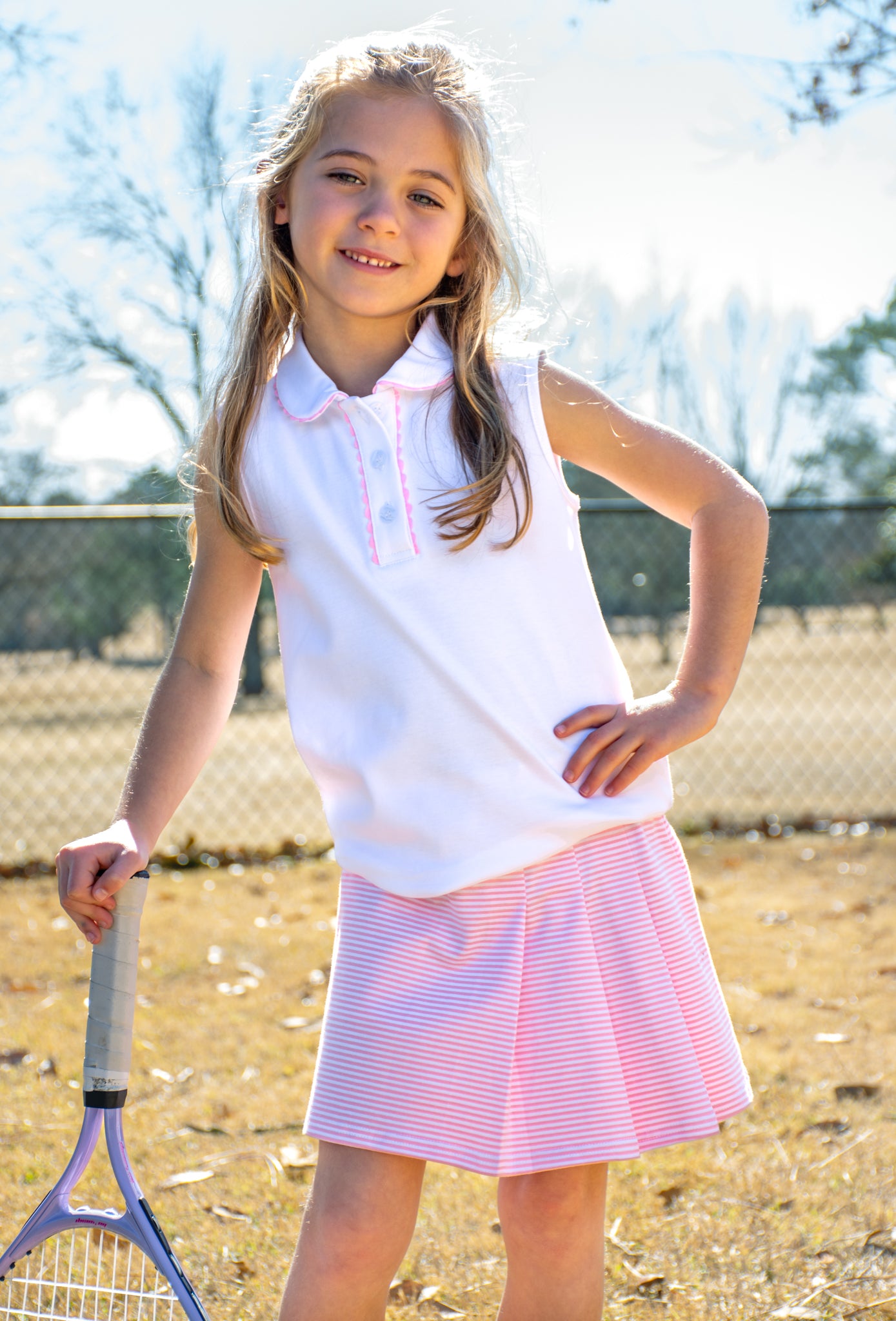 Pink RR Girl Polo