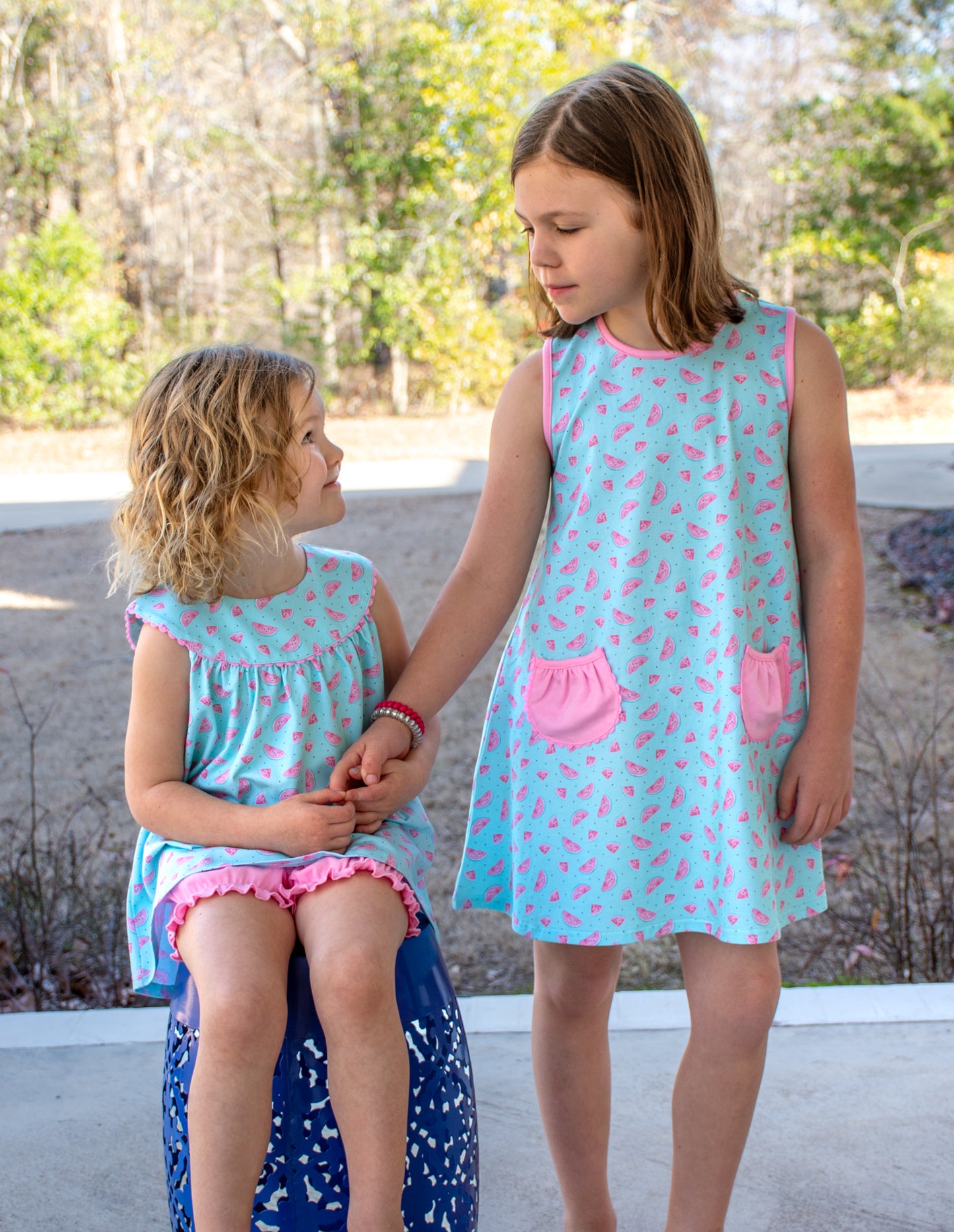 Watermelon Dress w/ Pockets
