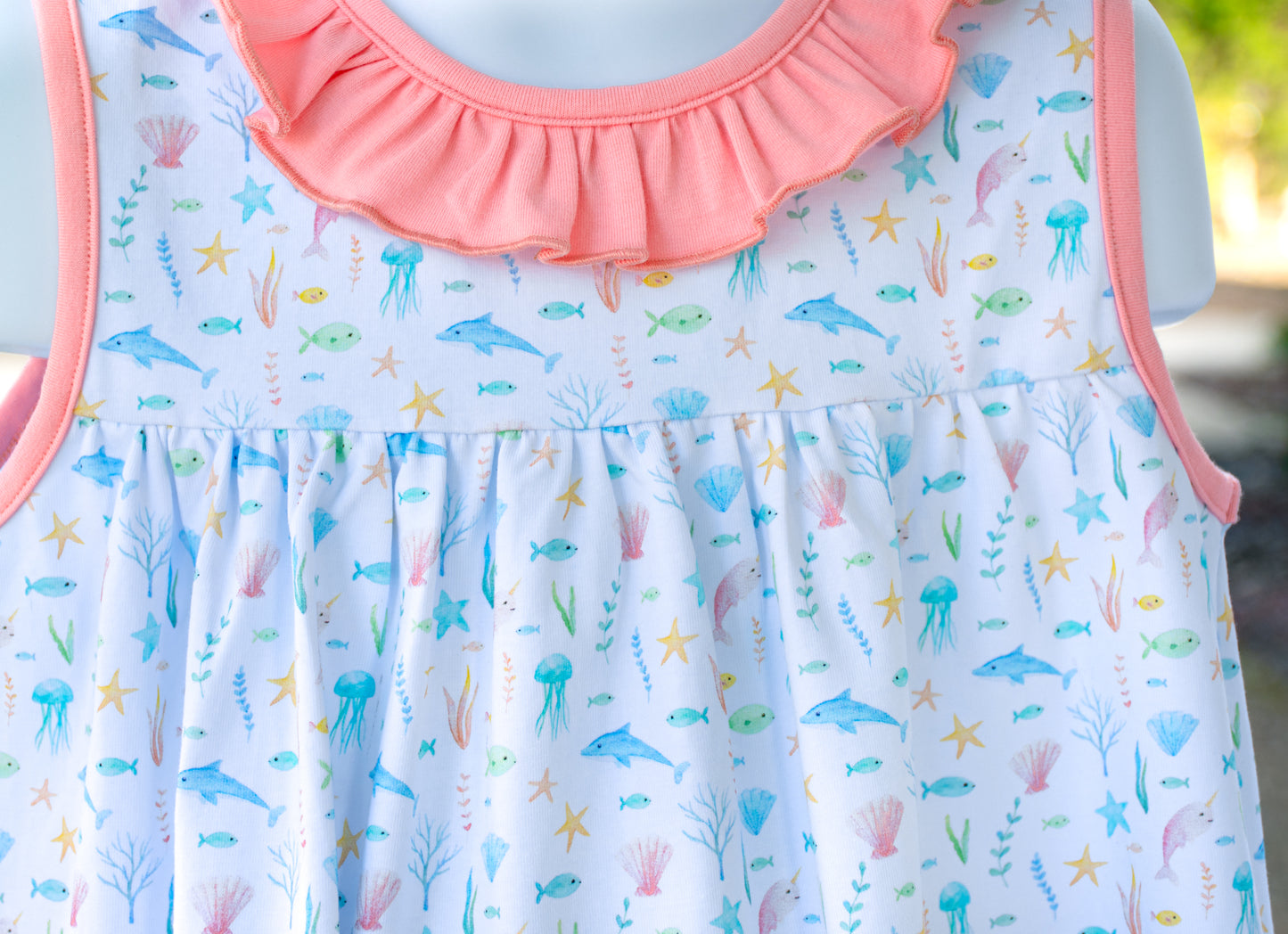 Under the Sea Lilly top Sleeveless