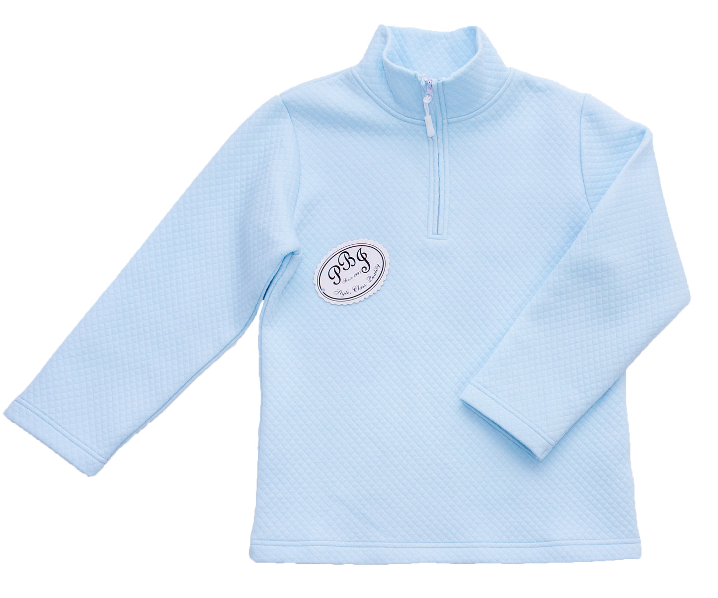 Quilted 1/4 zipped pullover*