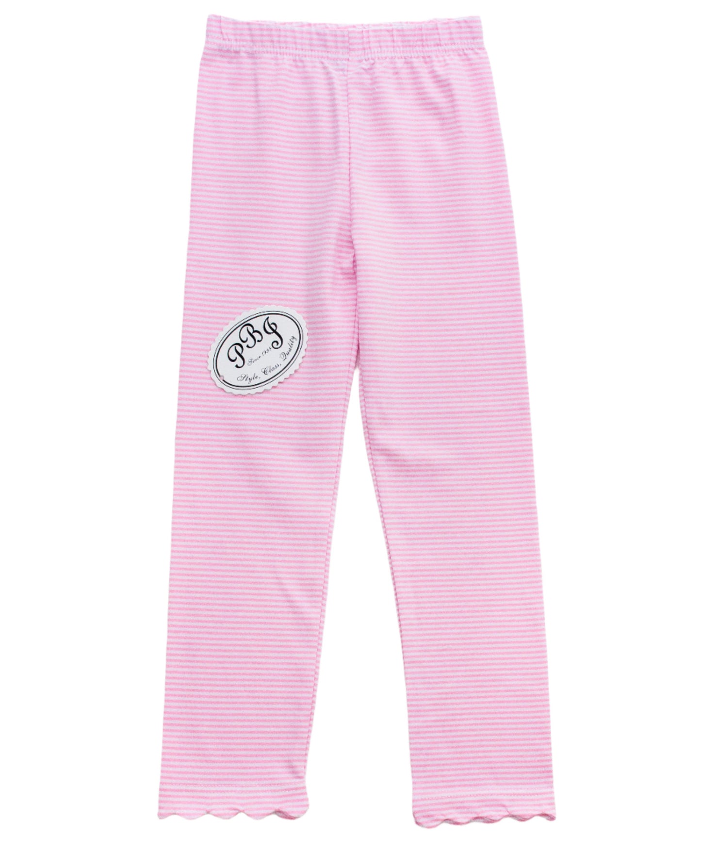 Scalloped skinnies/ Stripes PREORDER