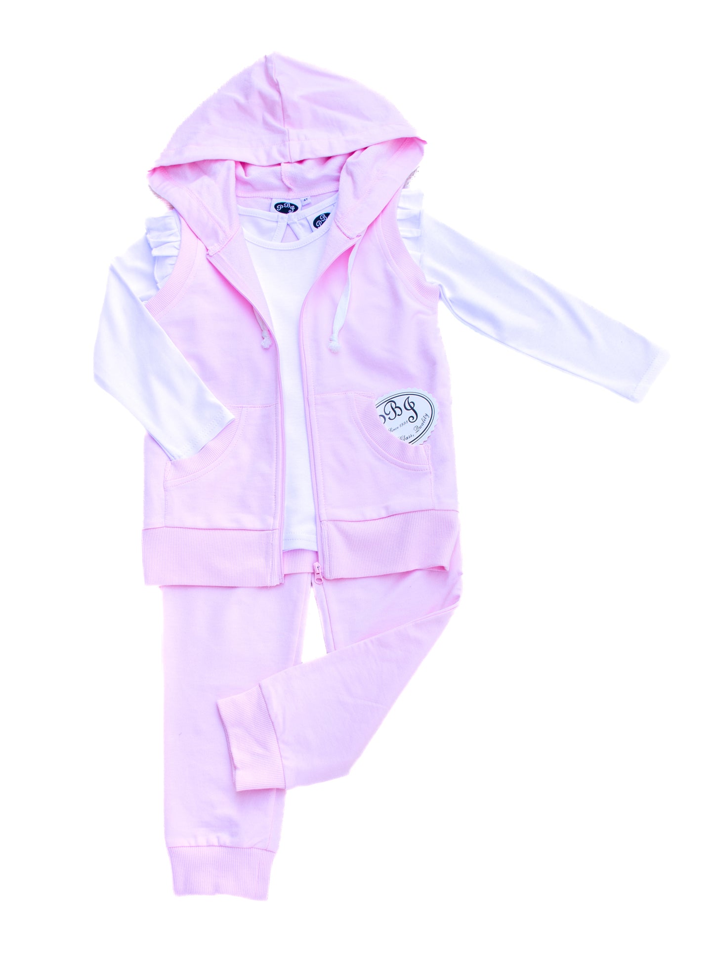 French Terry Hoodie Vest - PREORDER