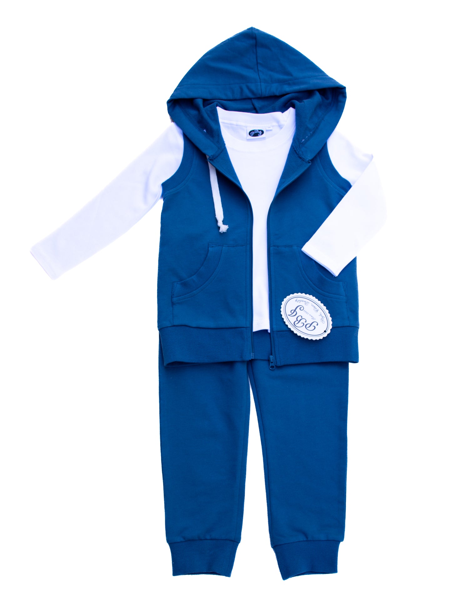 French Terry Hoodie Vest - PREORDER