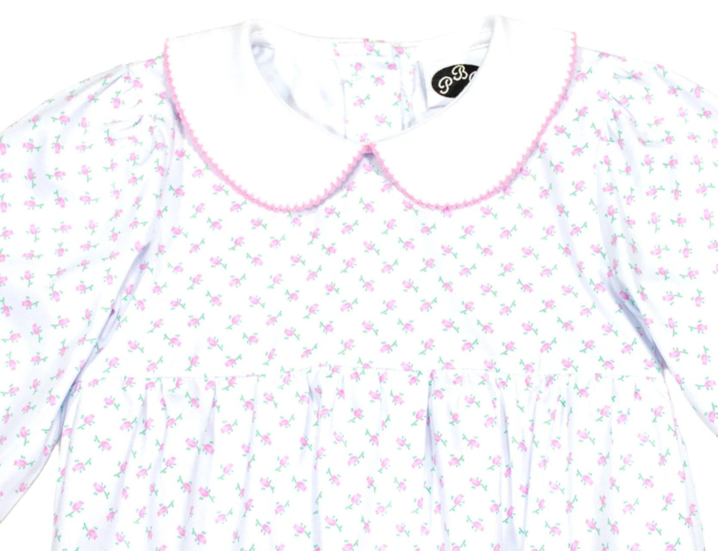 Rosebud diaper top