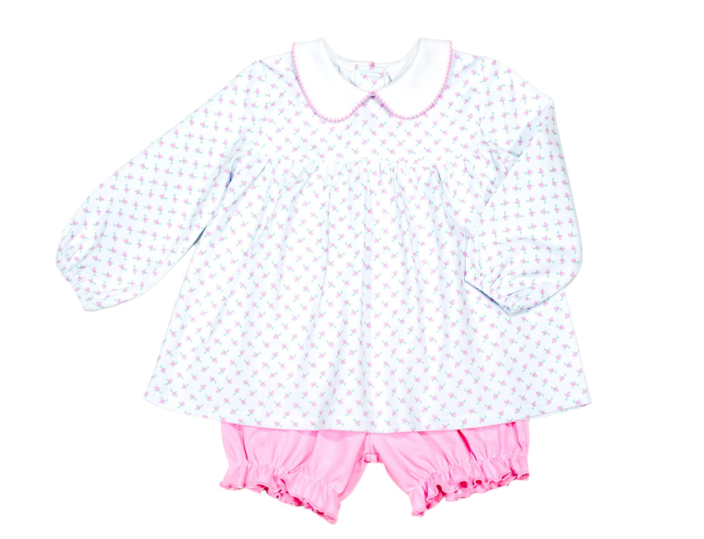 Rosebud diaper top