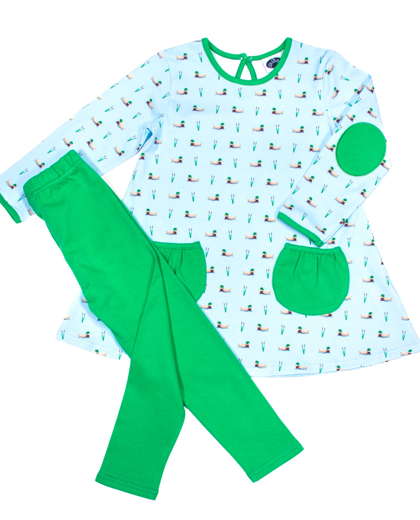 French Terry Mallard duck pocket Dress
