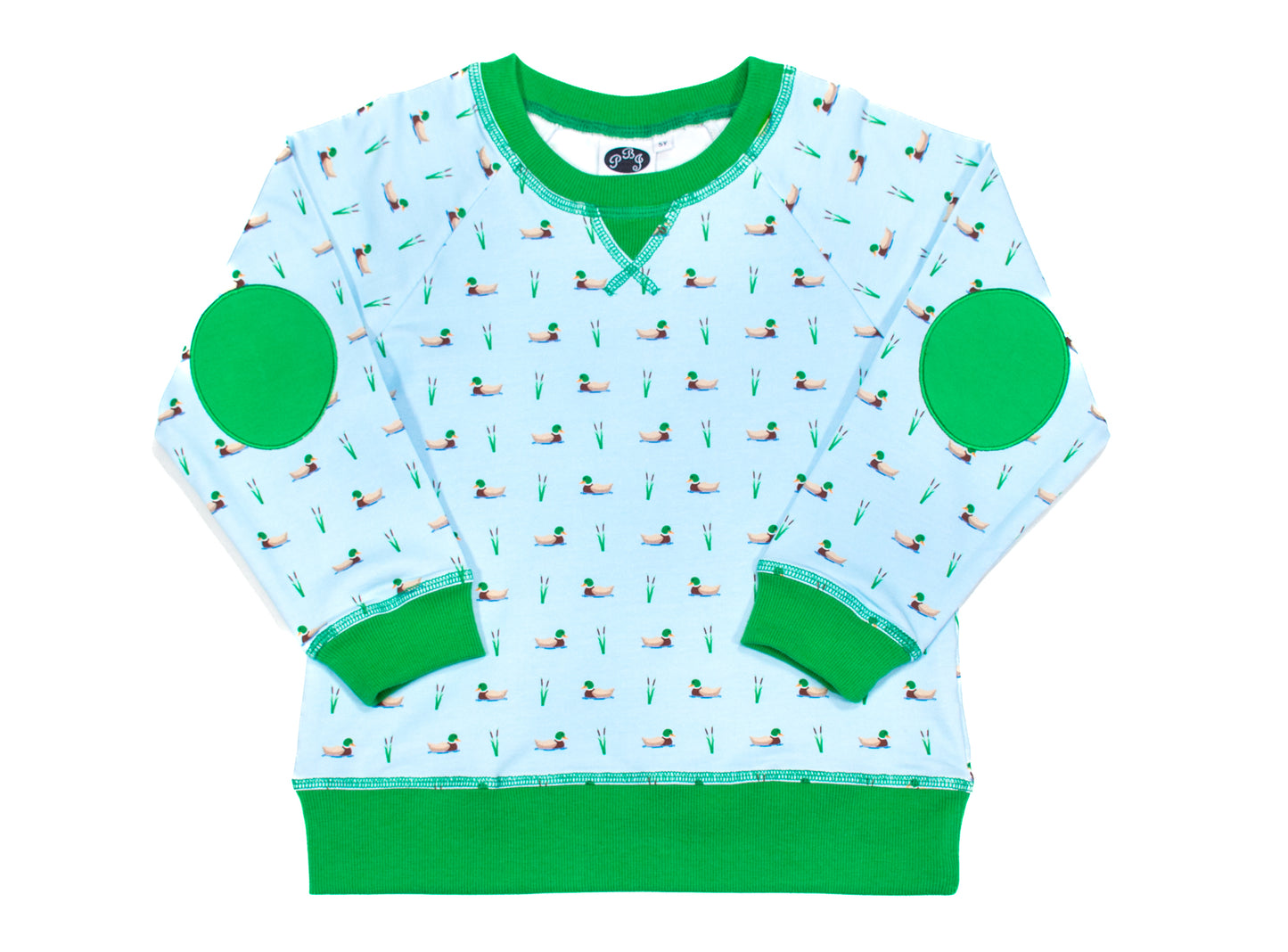 Mallard duck Raglan Pullover