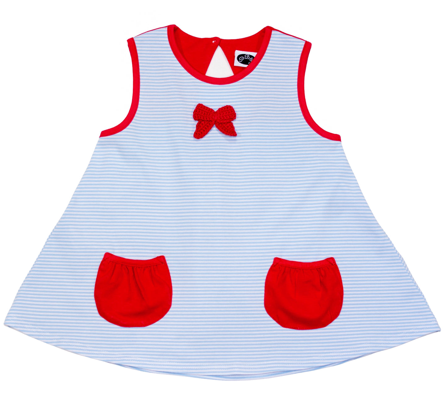 Blue/ Red Peppa tunic top