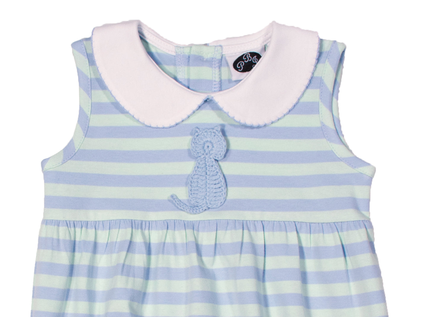 Seaside Stripe Unisex Diaper Top