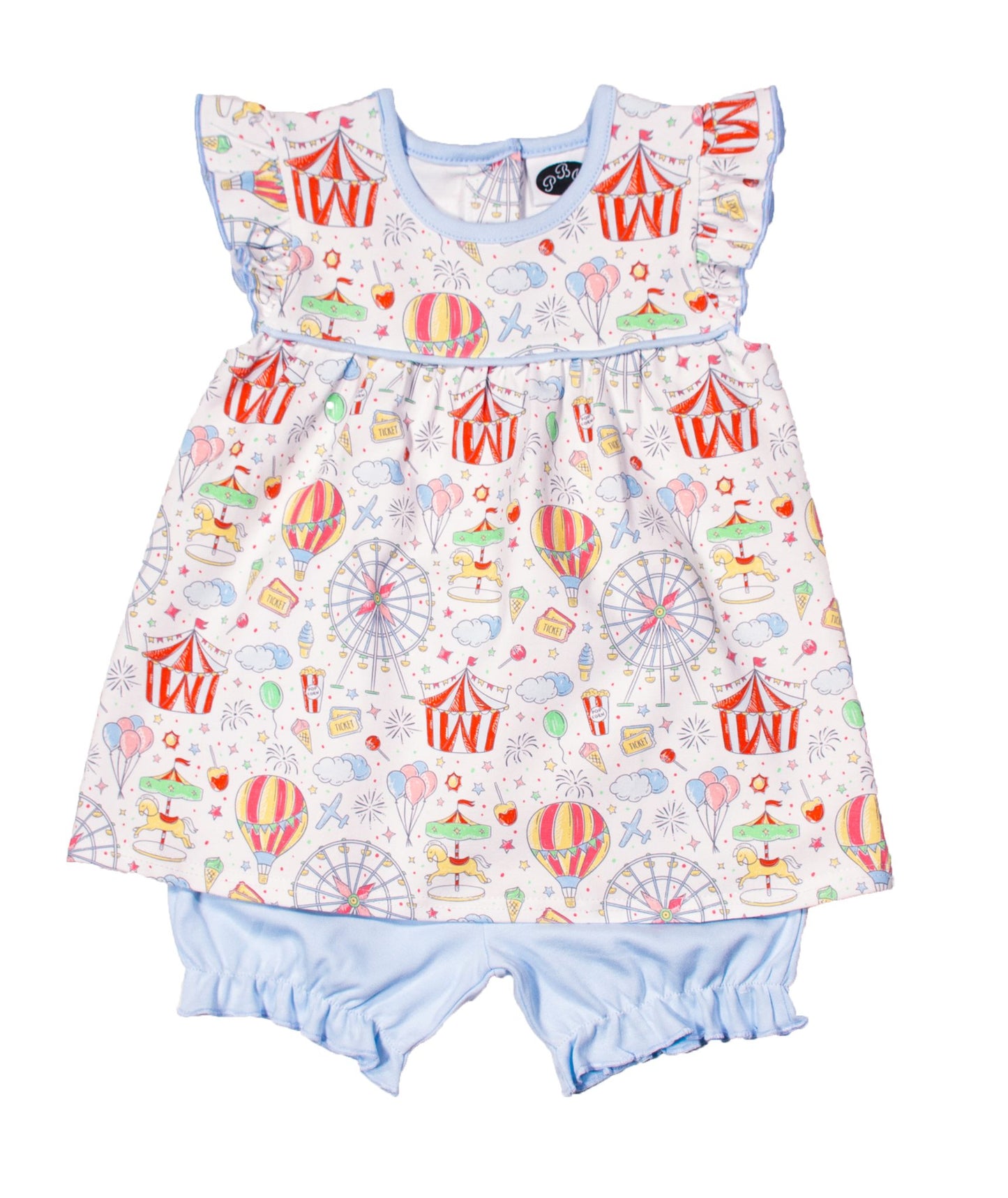 Carnival print Jenny Top