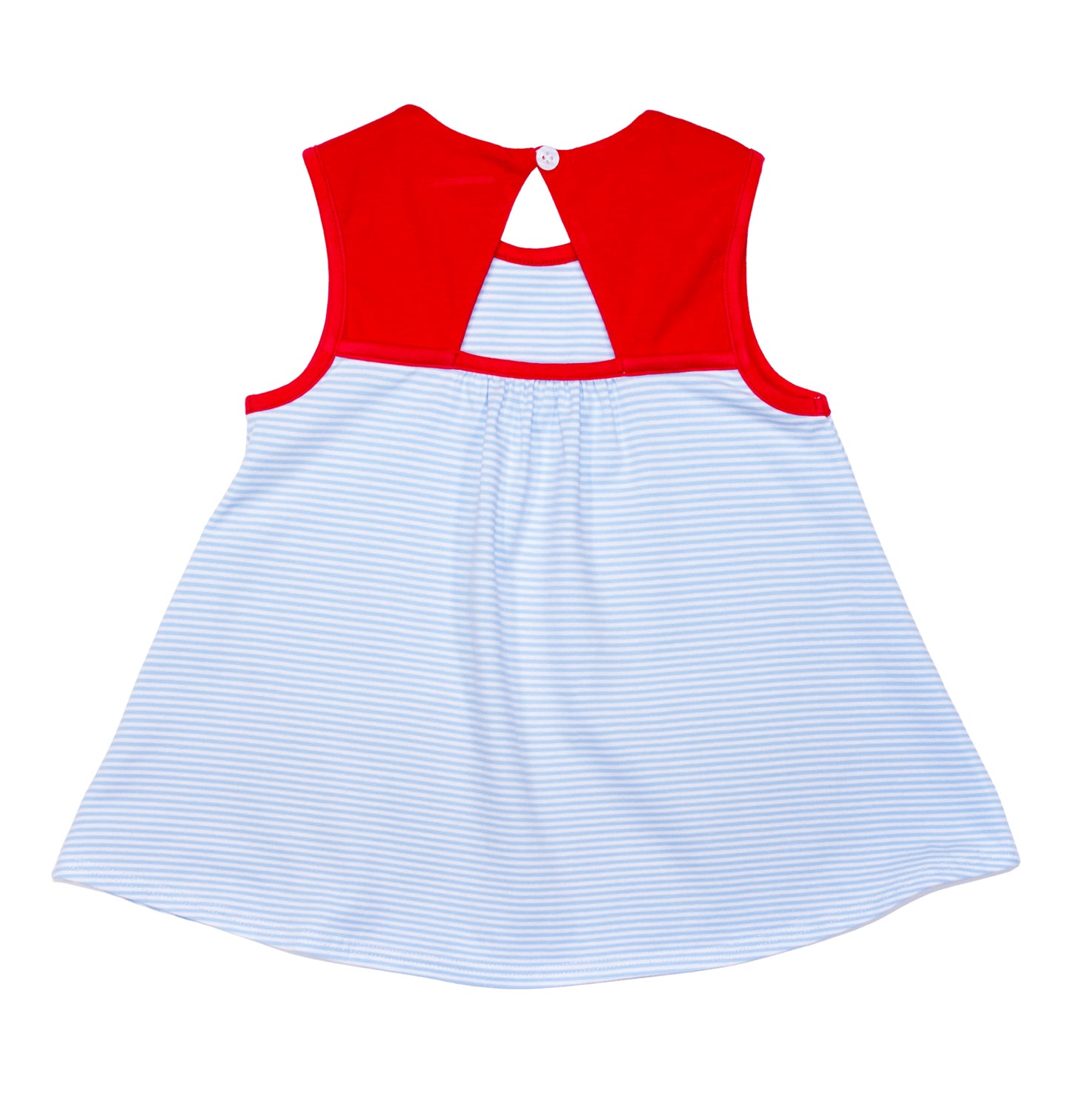 Blue/ Red Peppa tunic top