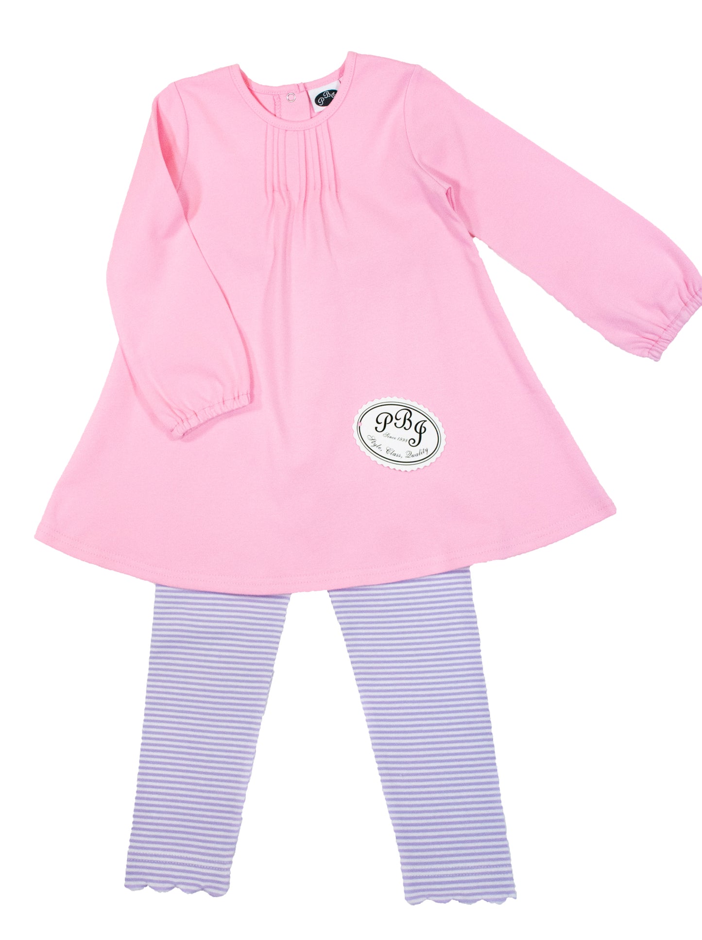 Pink Pintucked tunic