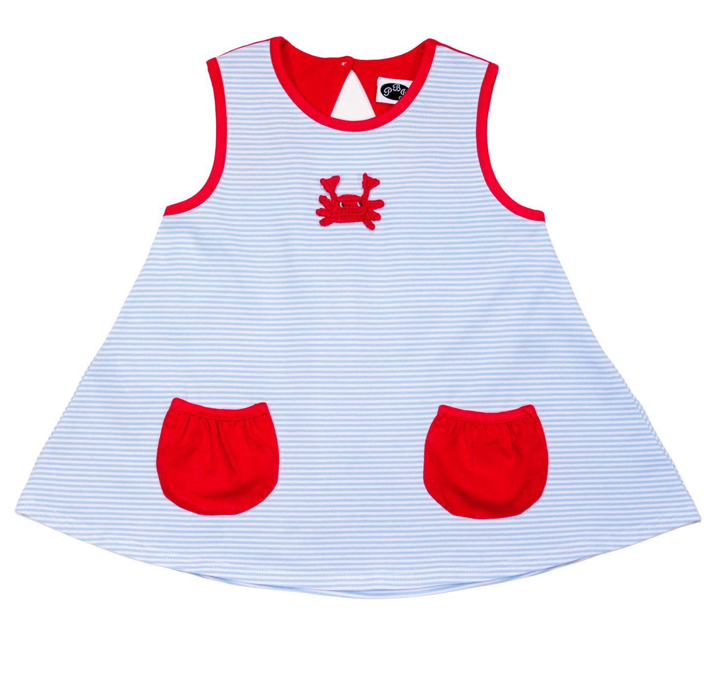 Blue/ Red Peppa tunic top