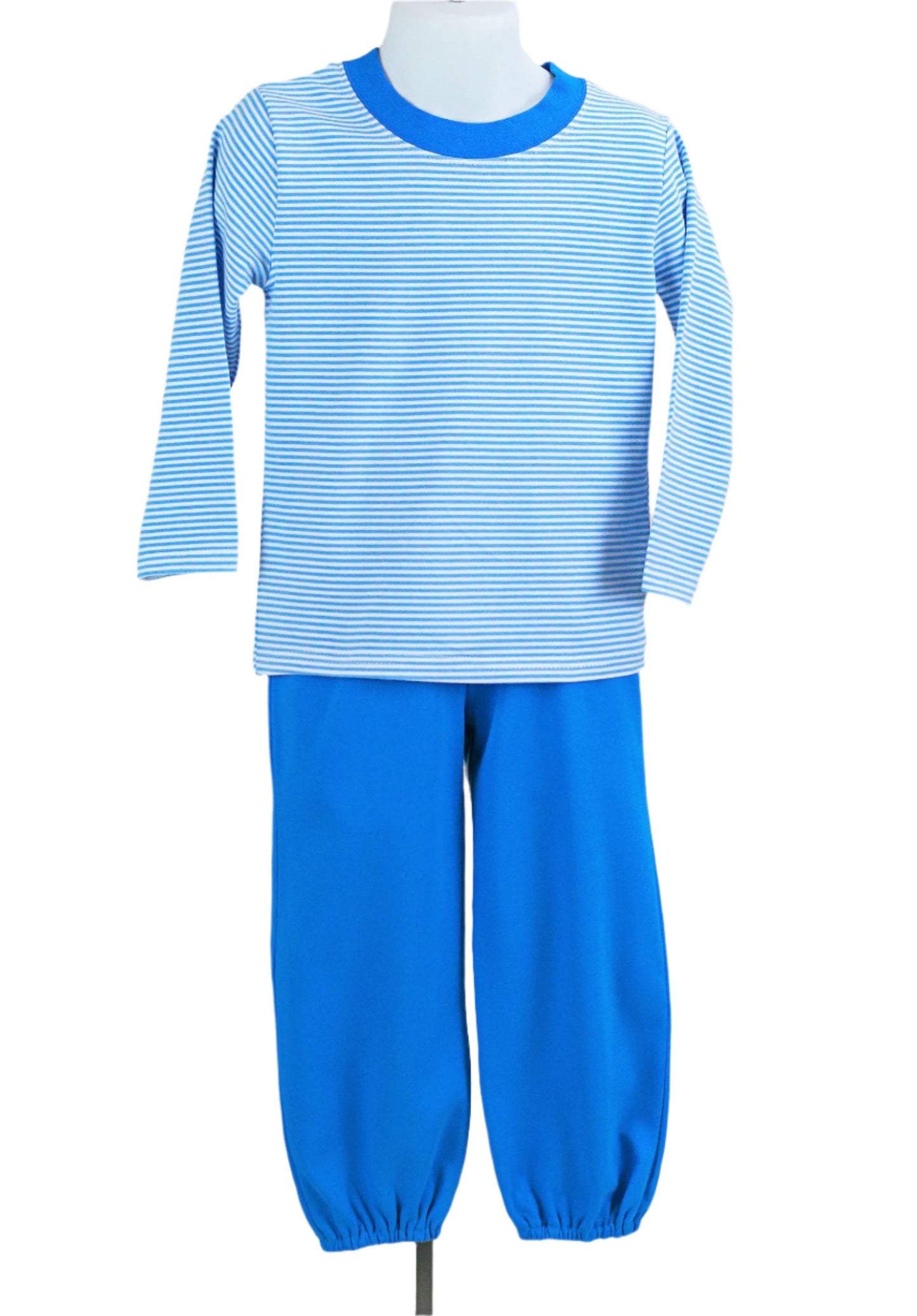 Crewneck Cobalt stripes/ cobalt