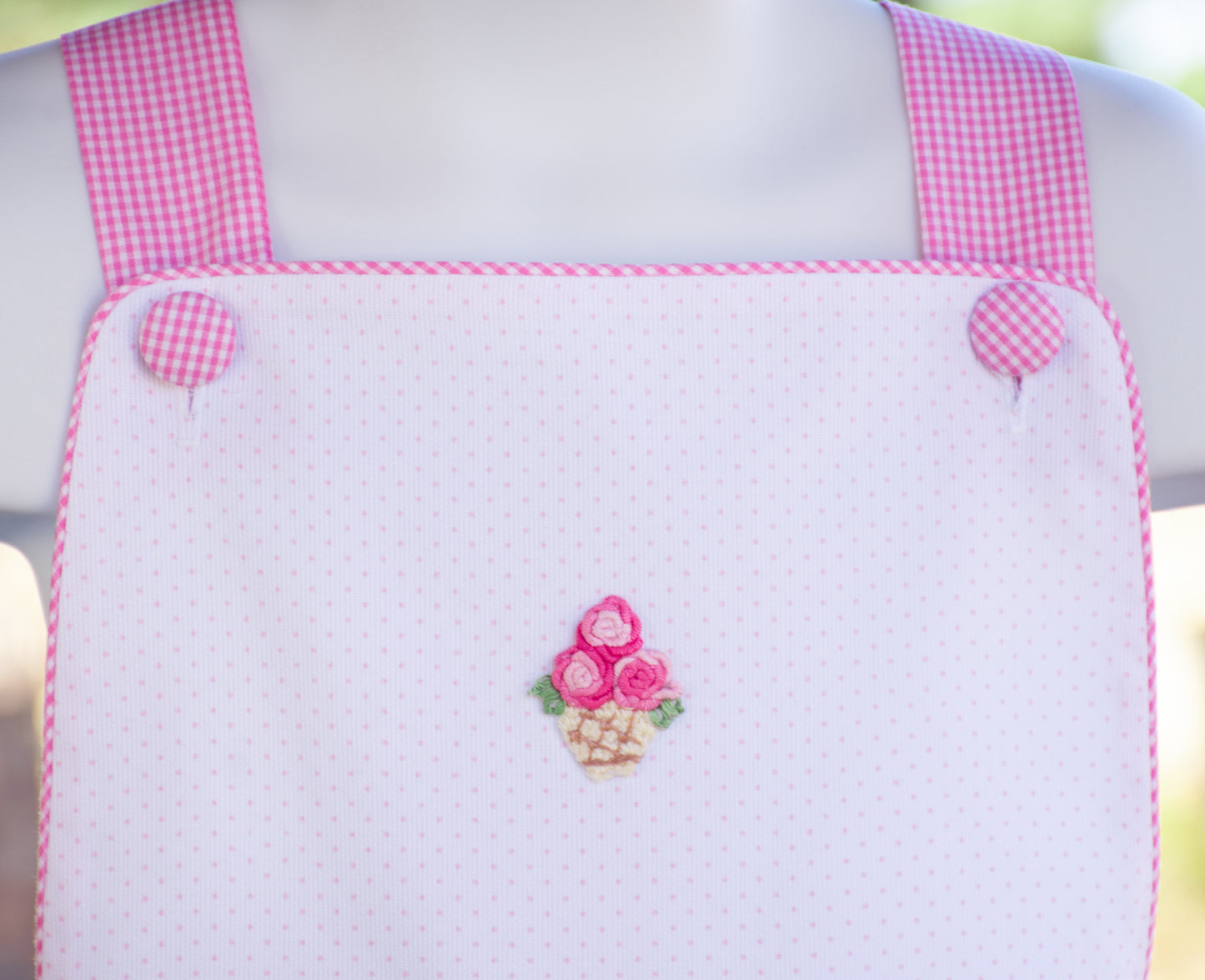 Reese Romper with Crochet 4T