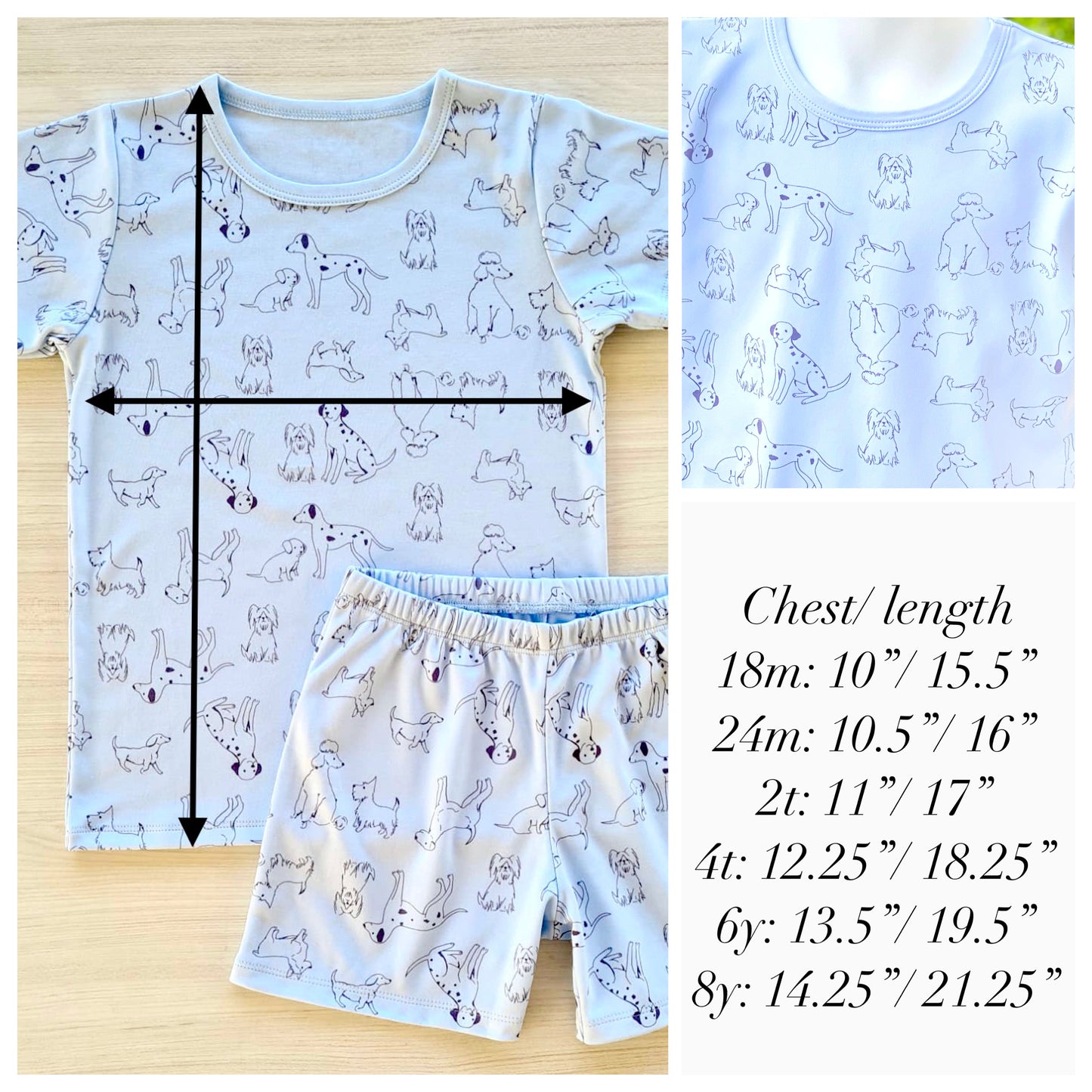 PIMA Puppies Blue PJ's