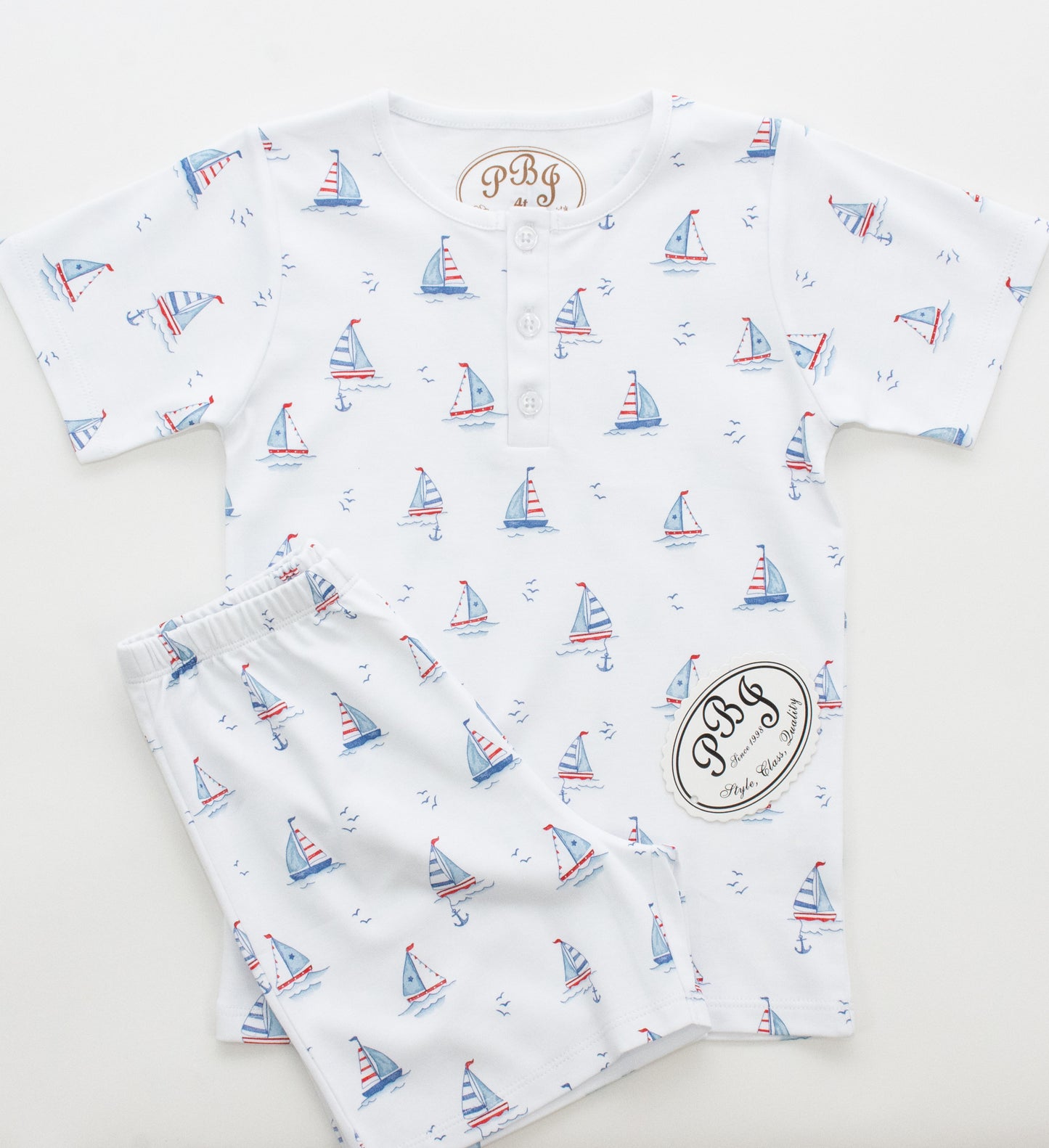 PIMA sailboat Boy pj's