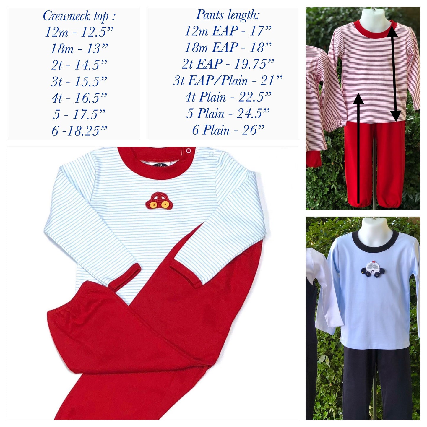 PIMA crewneck lounge set - Blue/ navy*