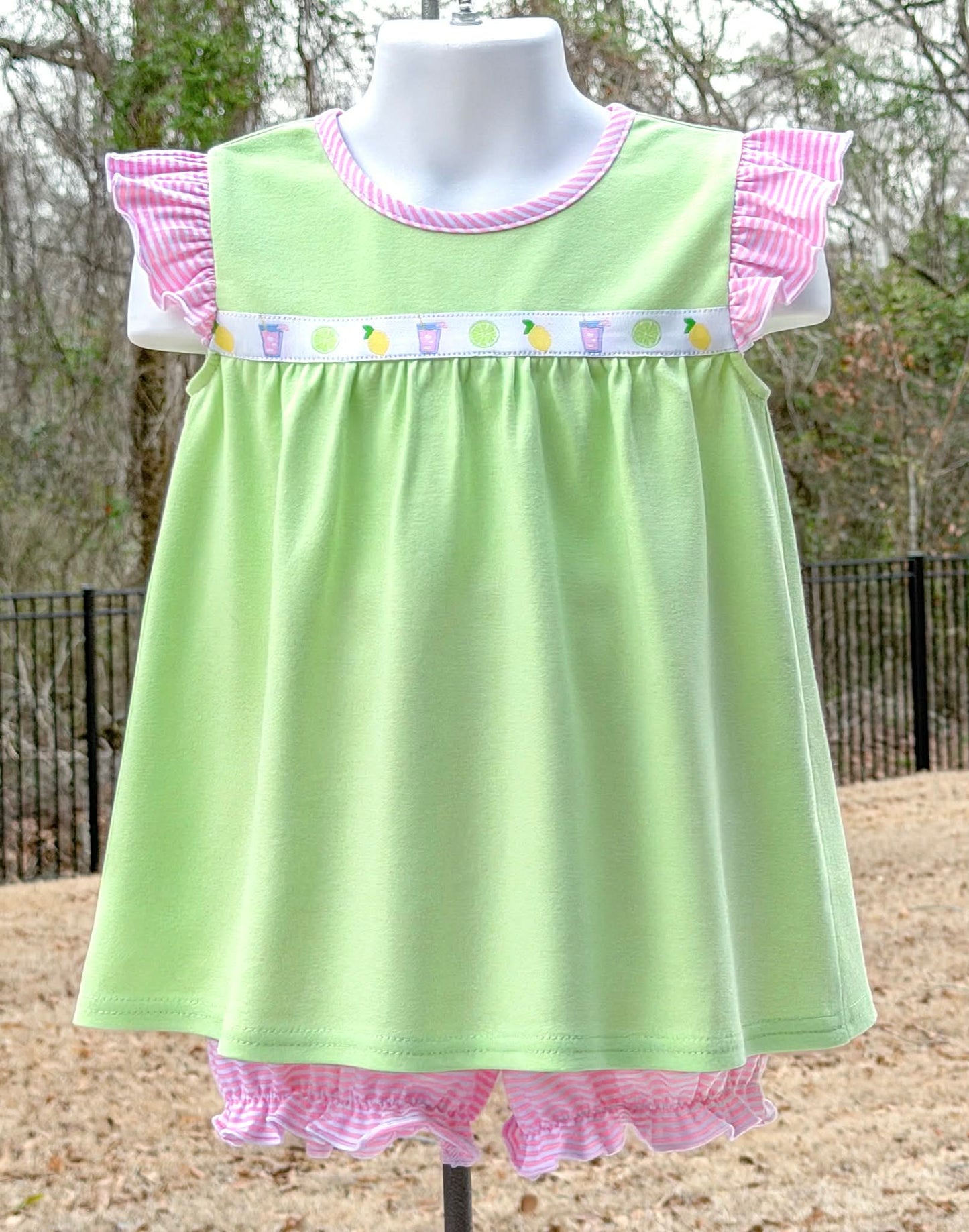Pink Lemonade ribbon Jenny Top