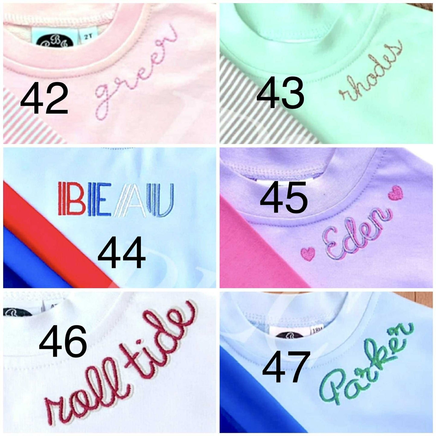 Monogramming designs
