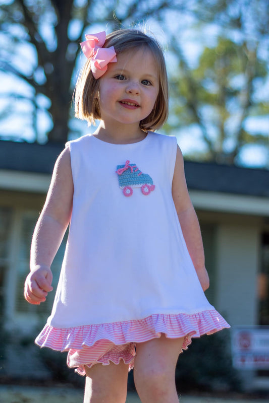 White/Pink Stripe Haley Top