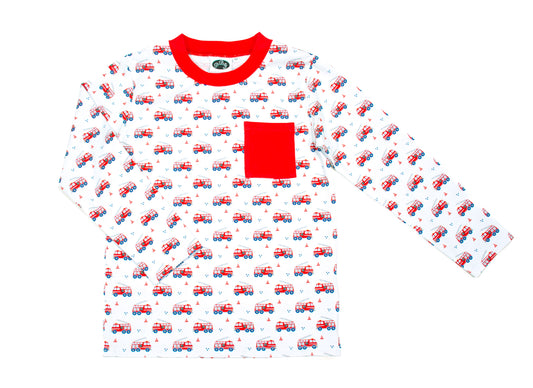Firetruck pocket shirt