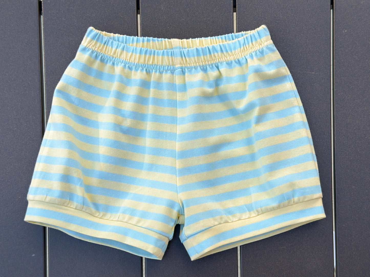 Summer Stripe Banded Shorts