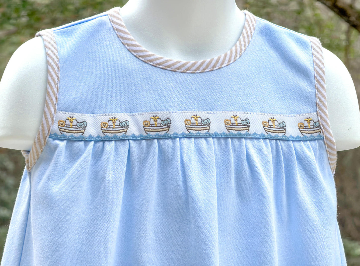 Noah's Ark ribbon sleeveless Noah