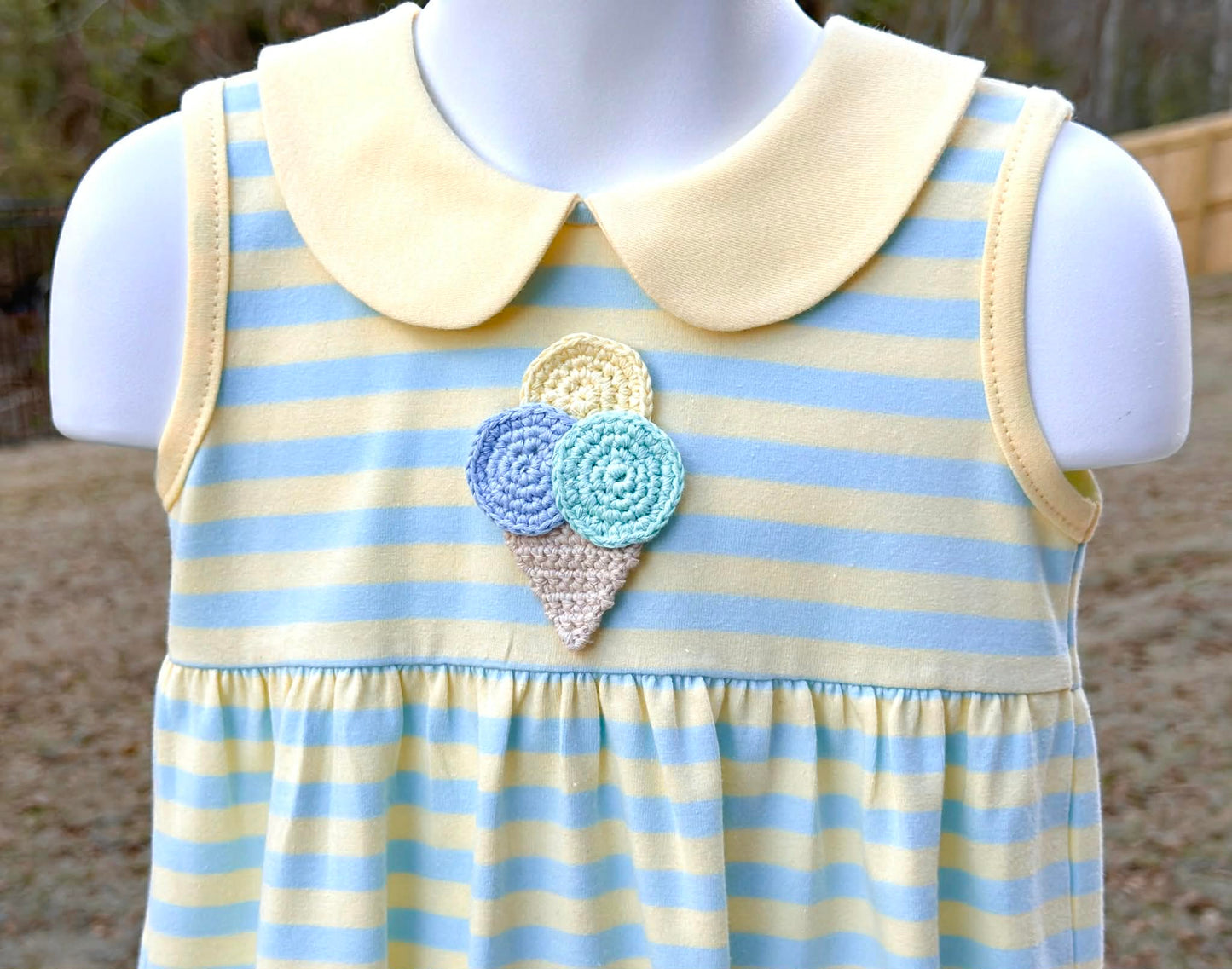 Summer Stripe Sleeveless Charlie Bubble
